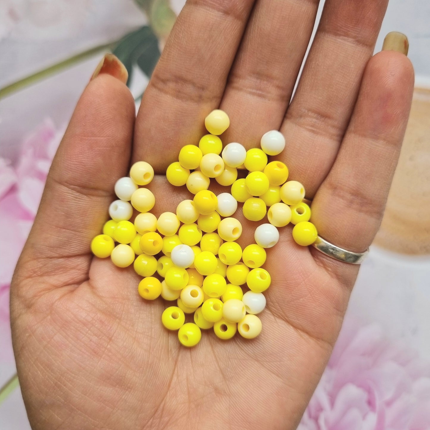 Acrylic Mix Beads (Round)
