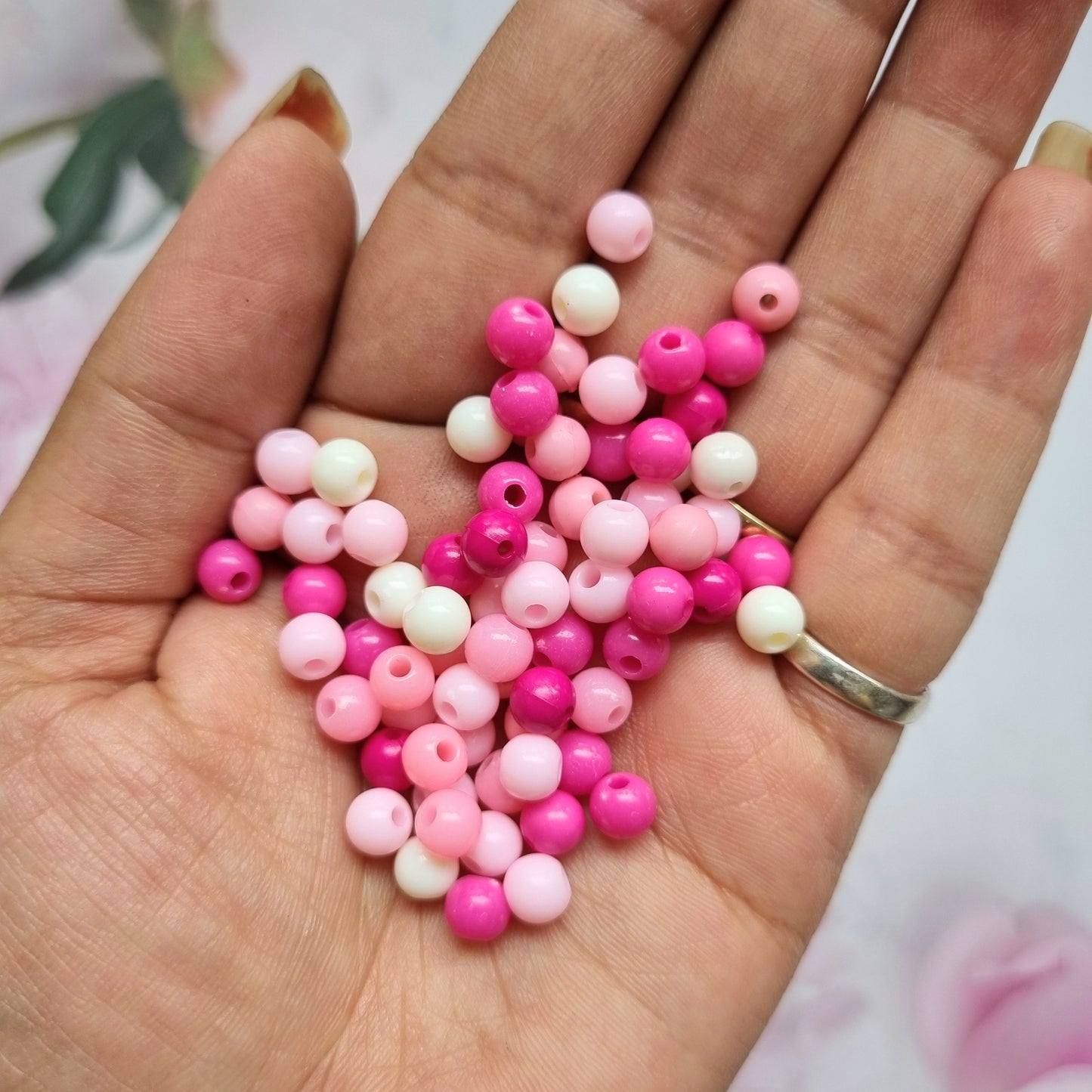 Acrylic Mix Beads (Round)