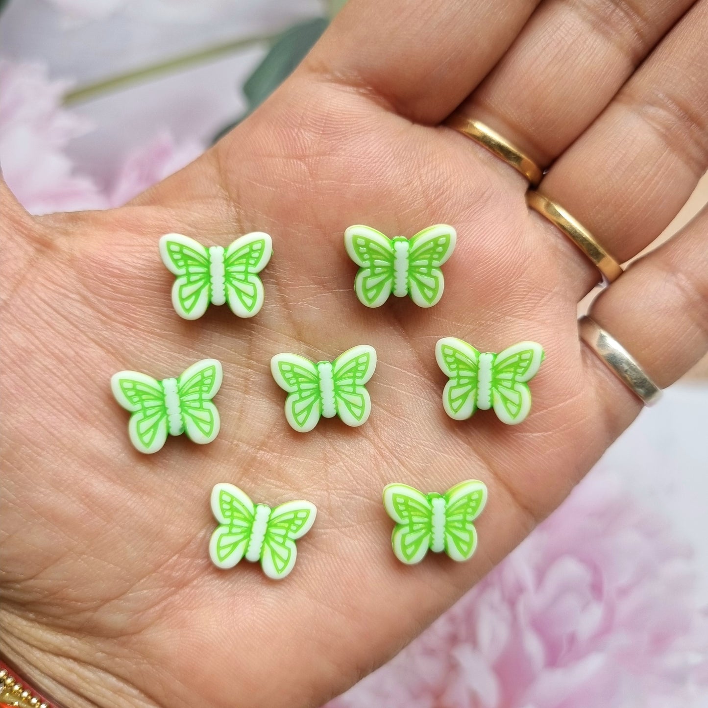 Acrylic Beads - Butterfly