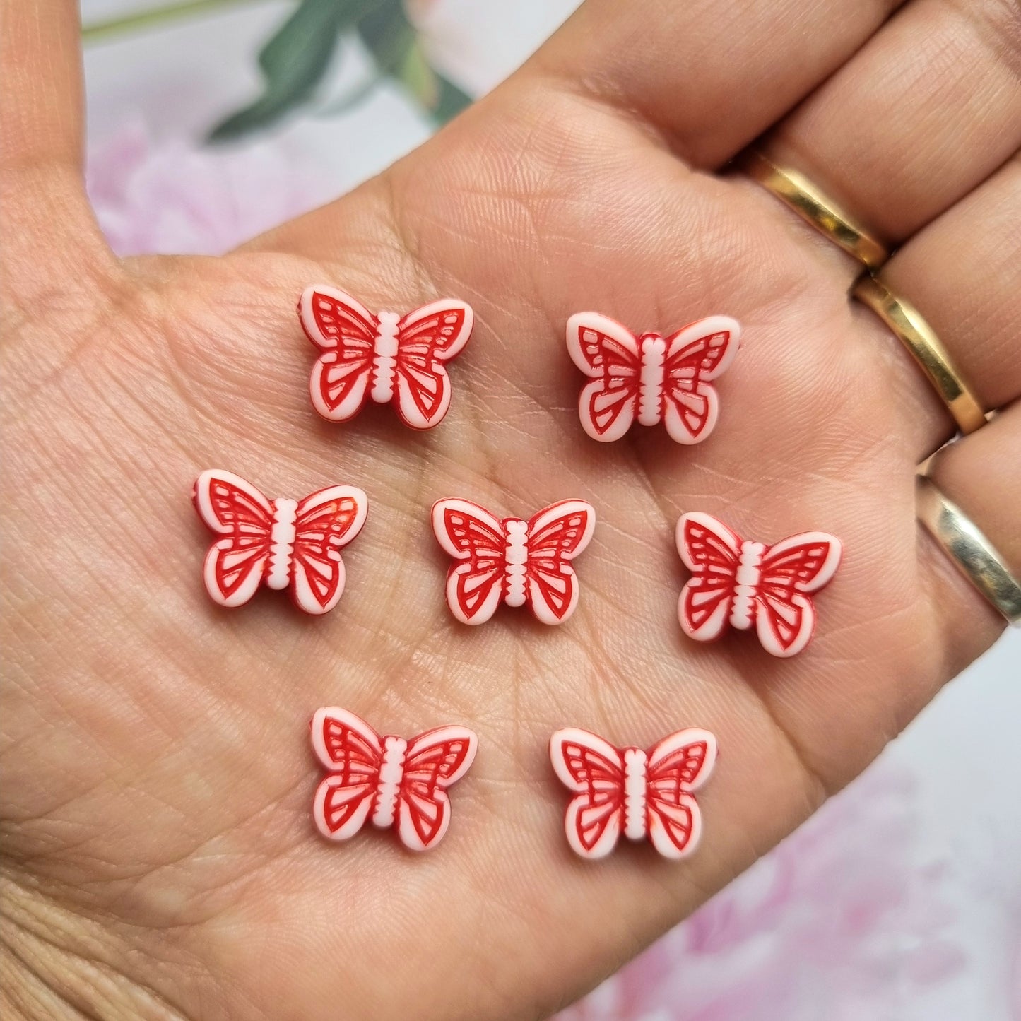 Acrylic Beads - Butterfly