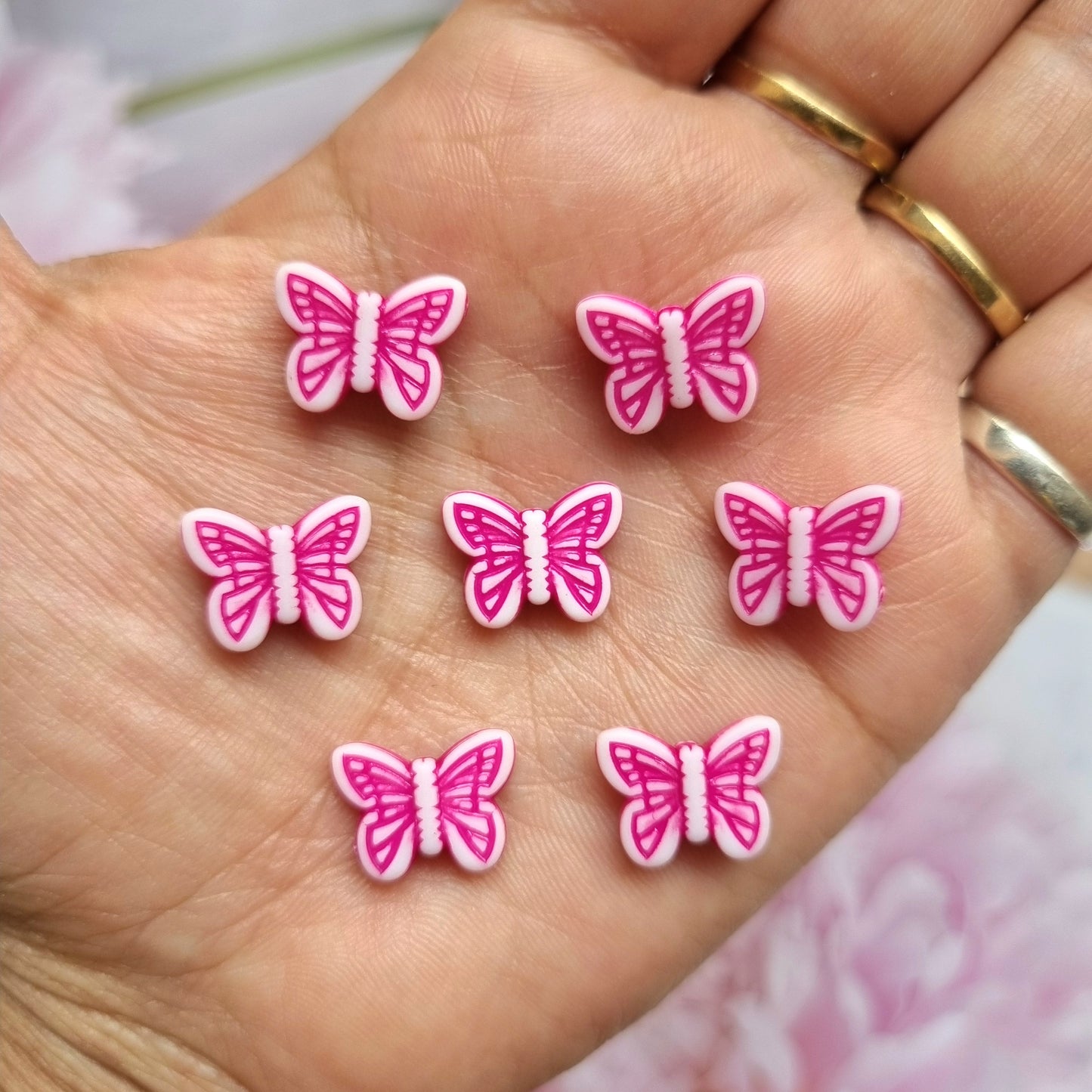 Acrylic Beads - Butterfly