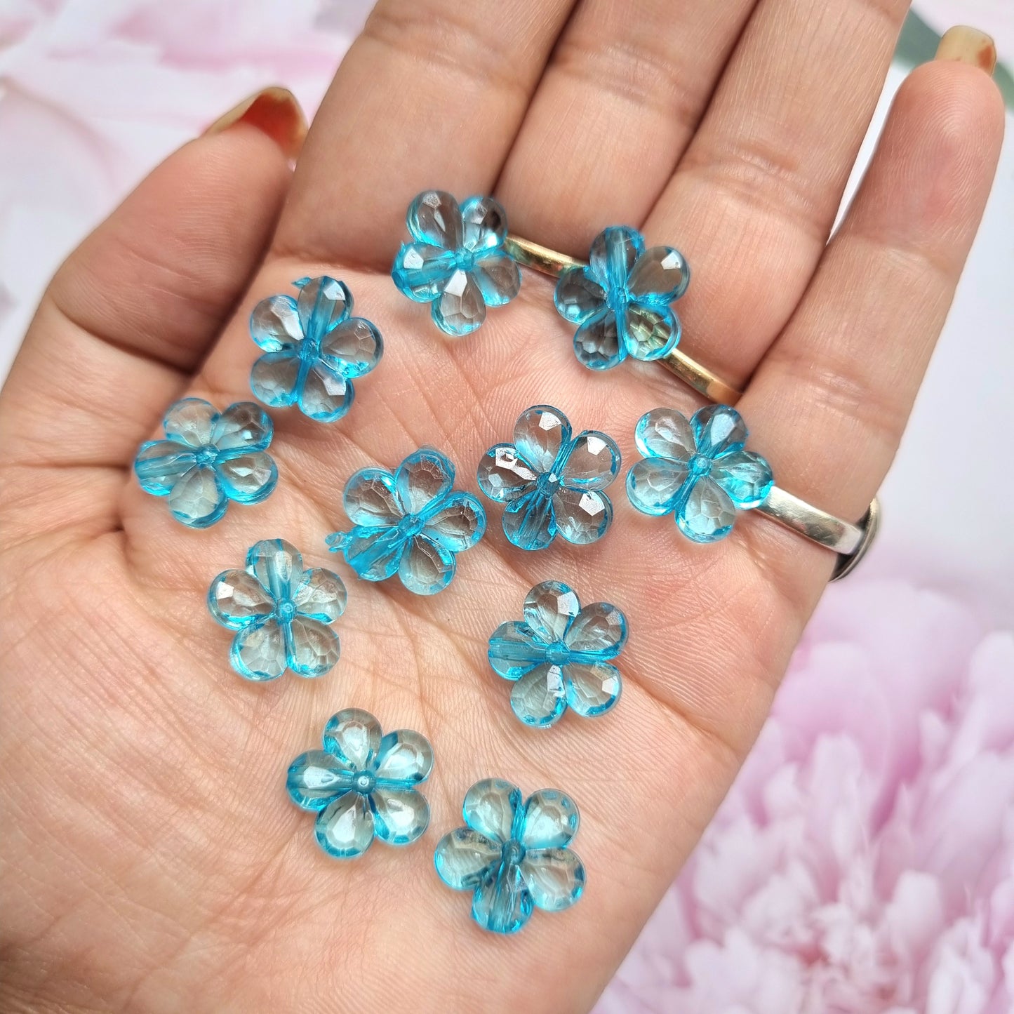 Acrylic Flower Beads