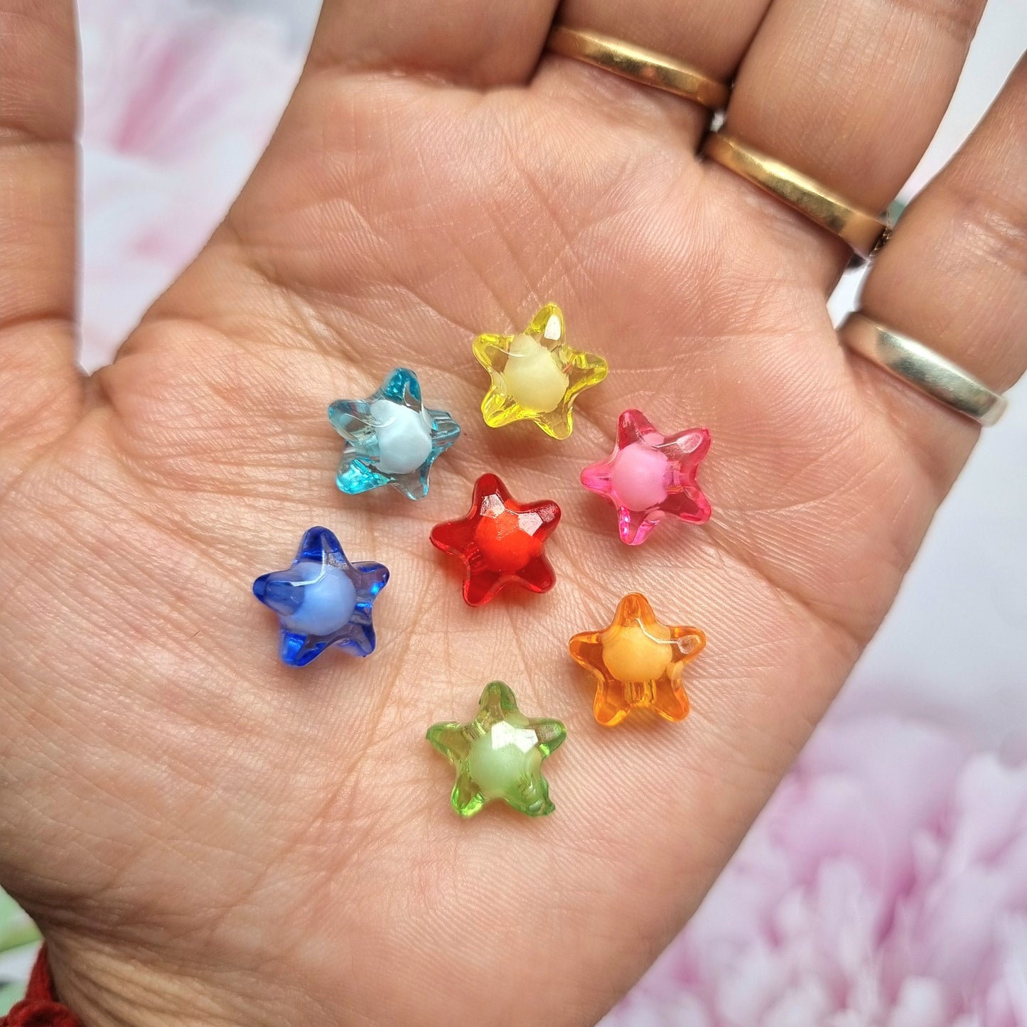 Acrylic Star Beads 03