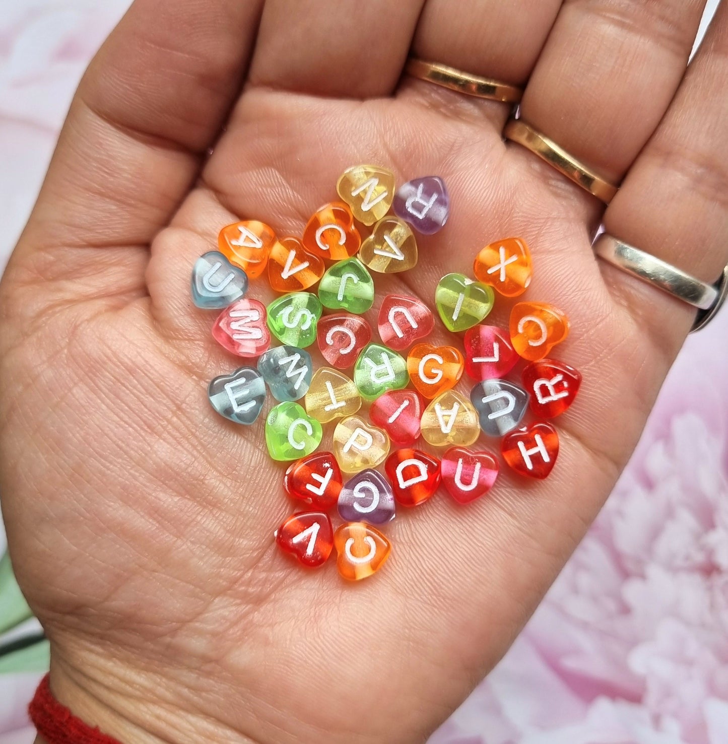 Acrylic Alphabet Beads 15