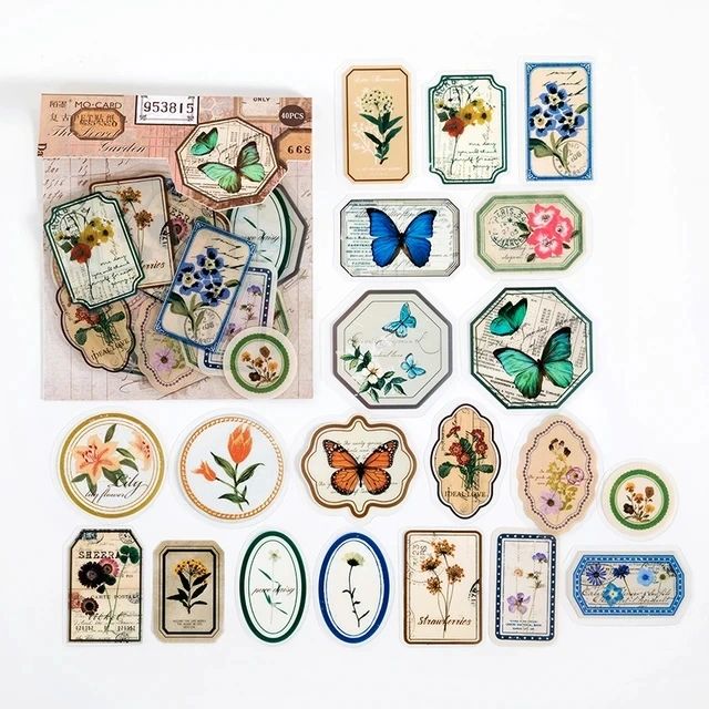 Clear PET Stickers (40 Stickers) Size - 30-80mm
