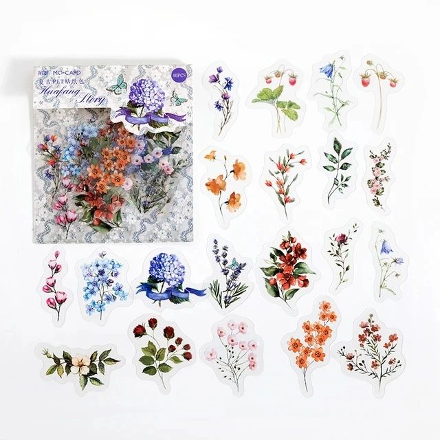 Clear PET Stickers (40 Stickers) Size - 30-80mm