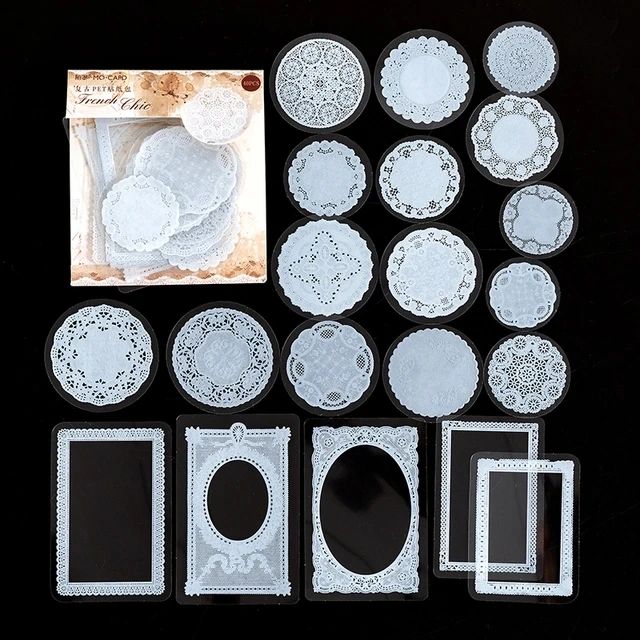 Clear PET Stickers (40 Stickers) Size - 30-80mm