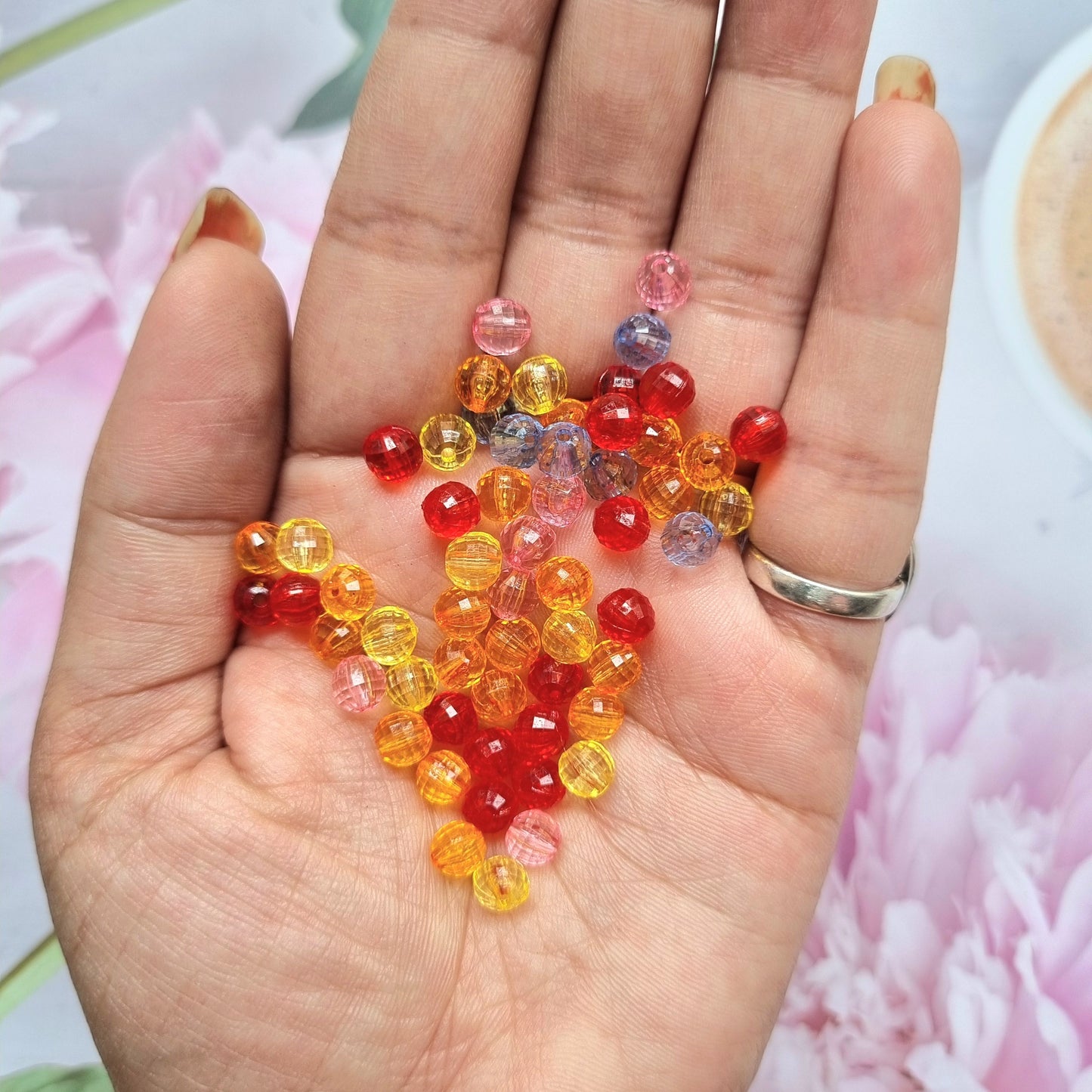 Acrylic Colourful Round Beads 02