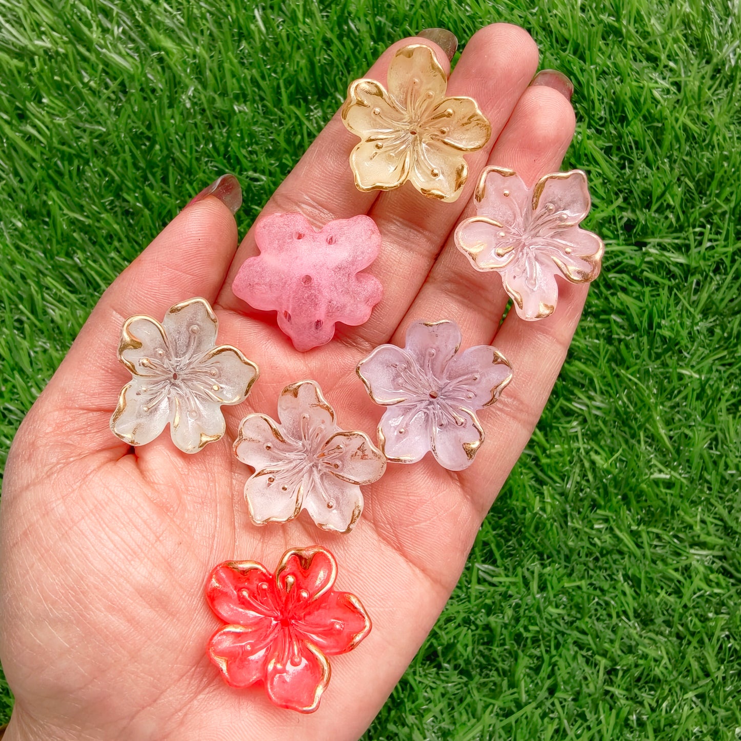 Acrylic Frost Flower Caps