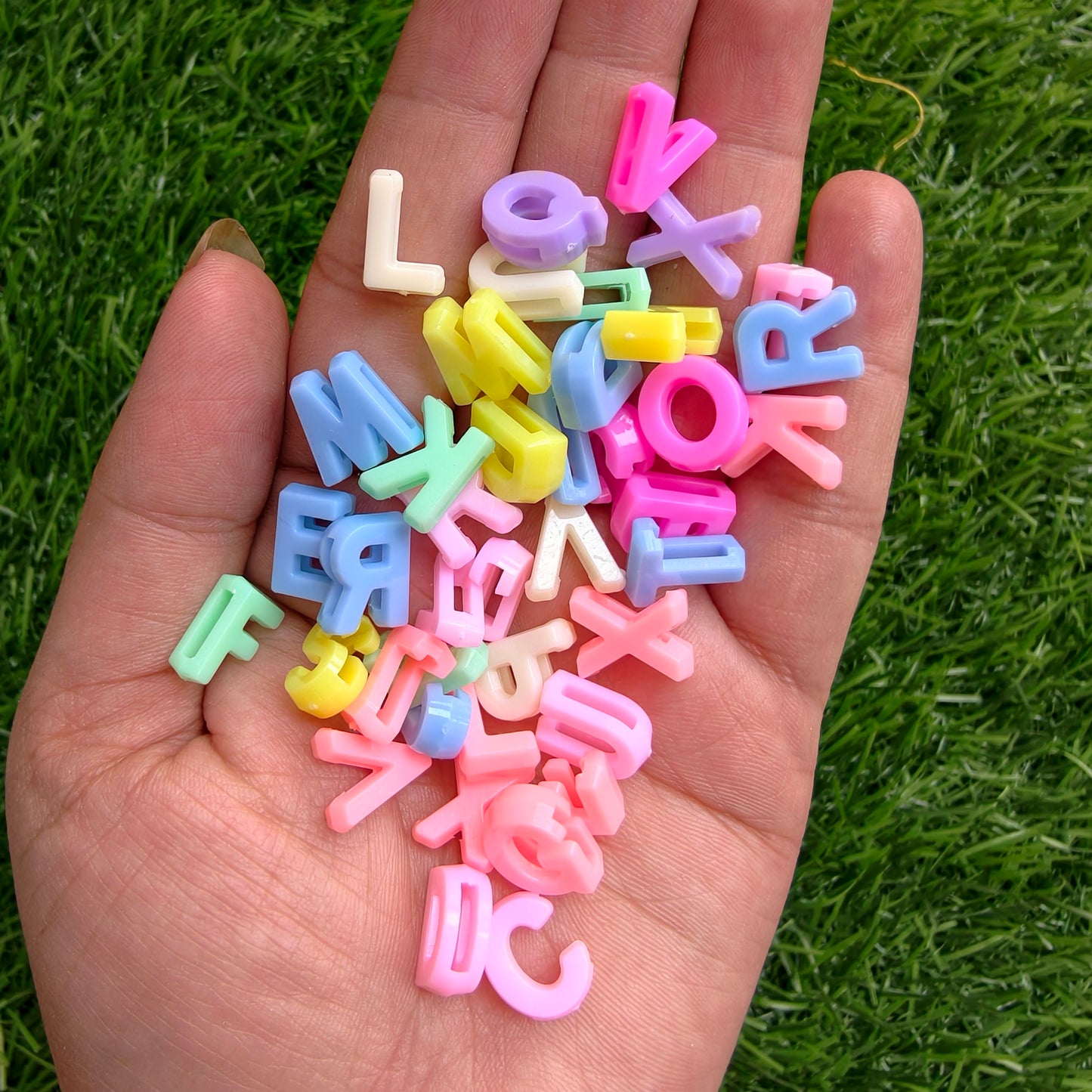 Acrylic Alphabet Beads