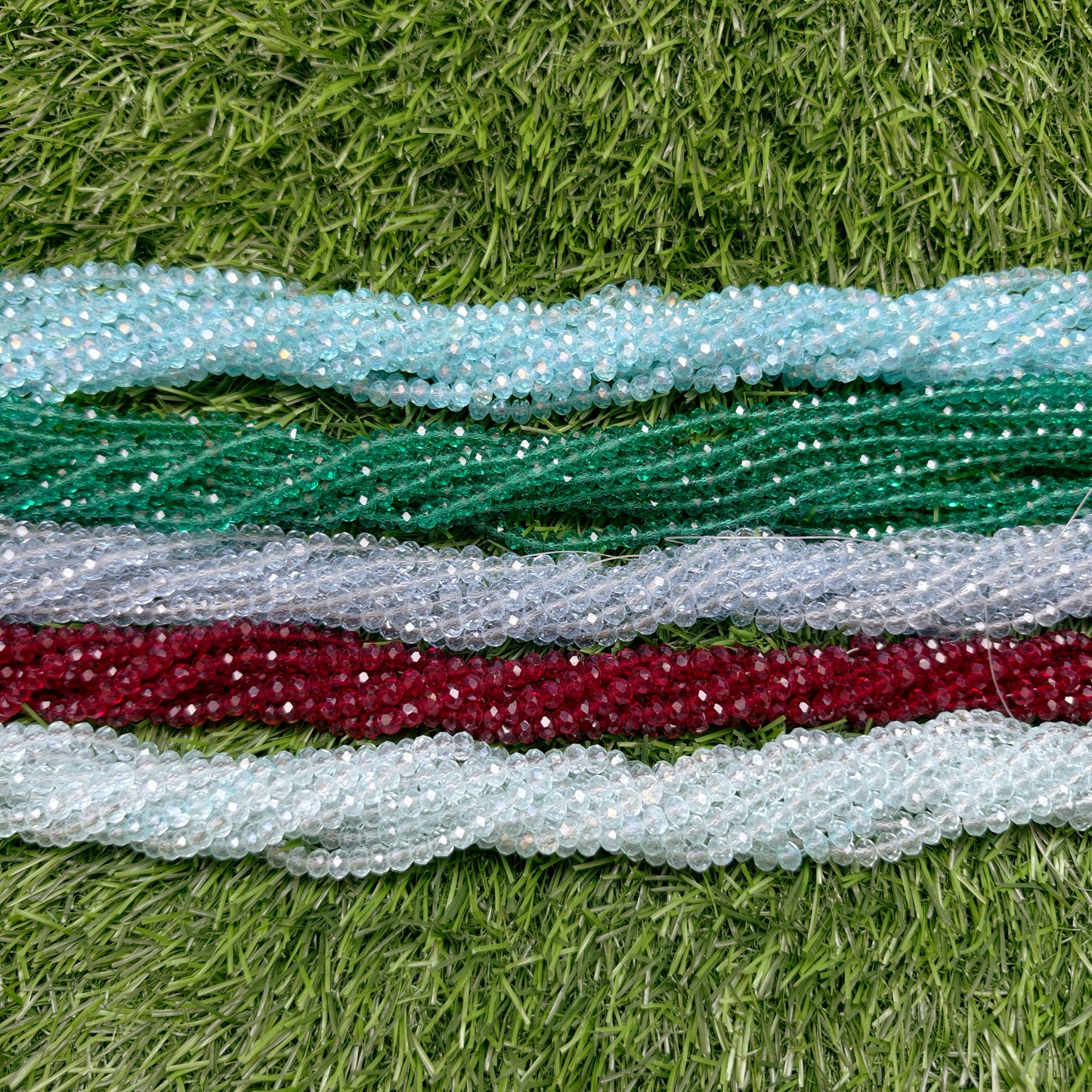 Crystal Glass Beads 6mm