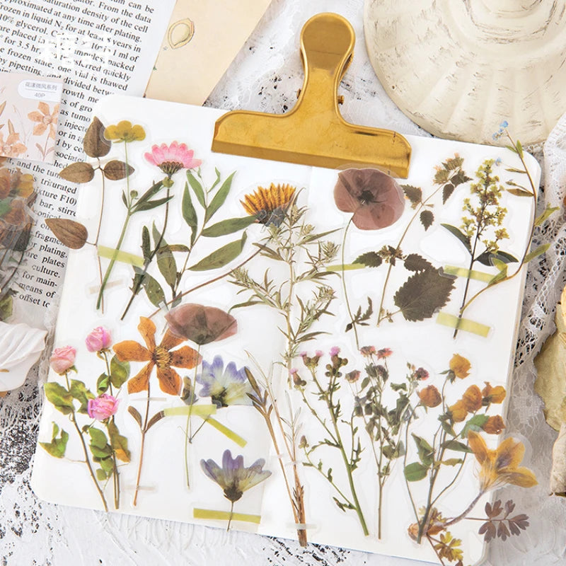 Flower PET Stickers