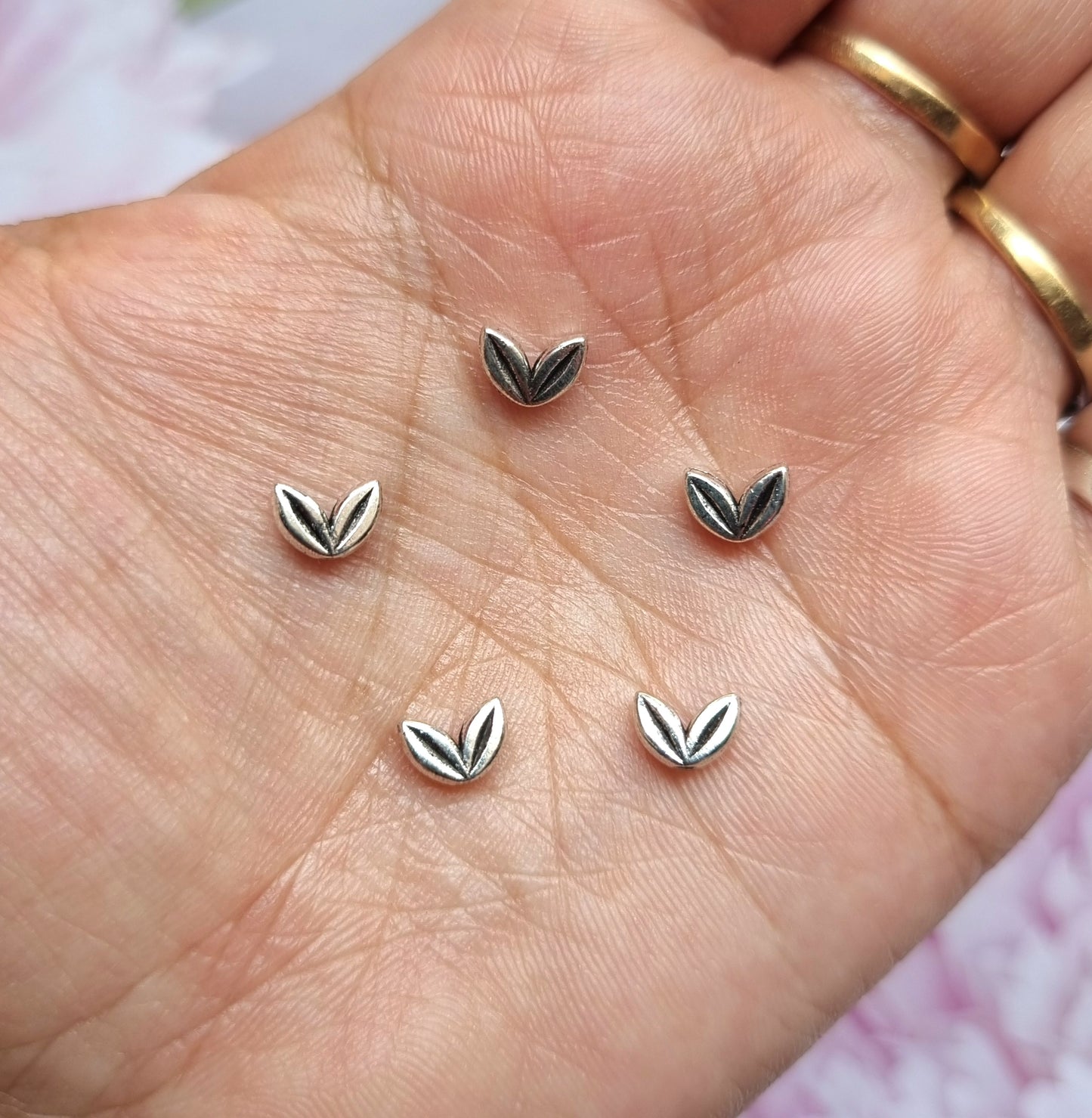 Metal Charms - Leaf