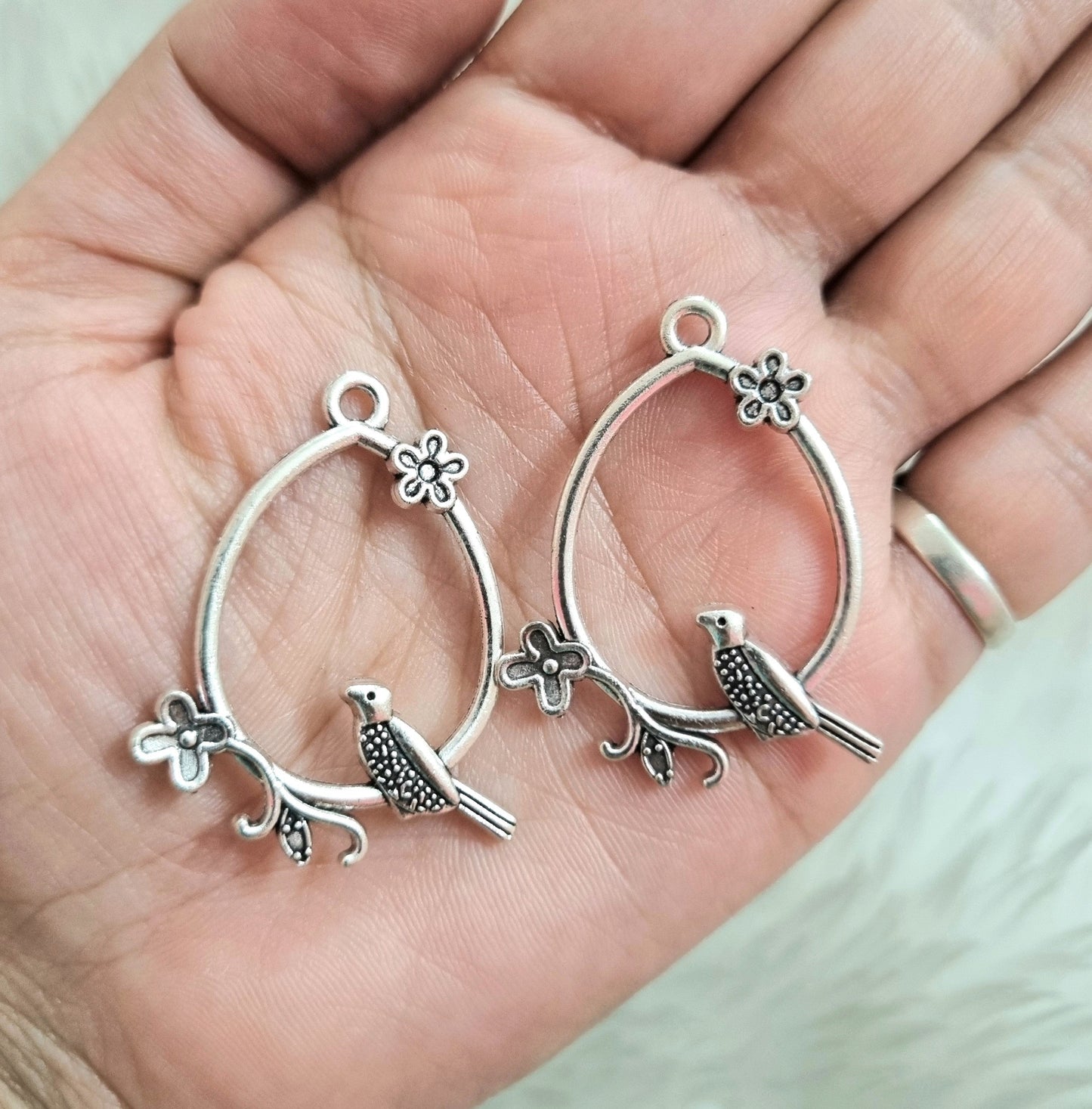Metal Charms - Bird