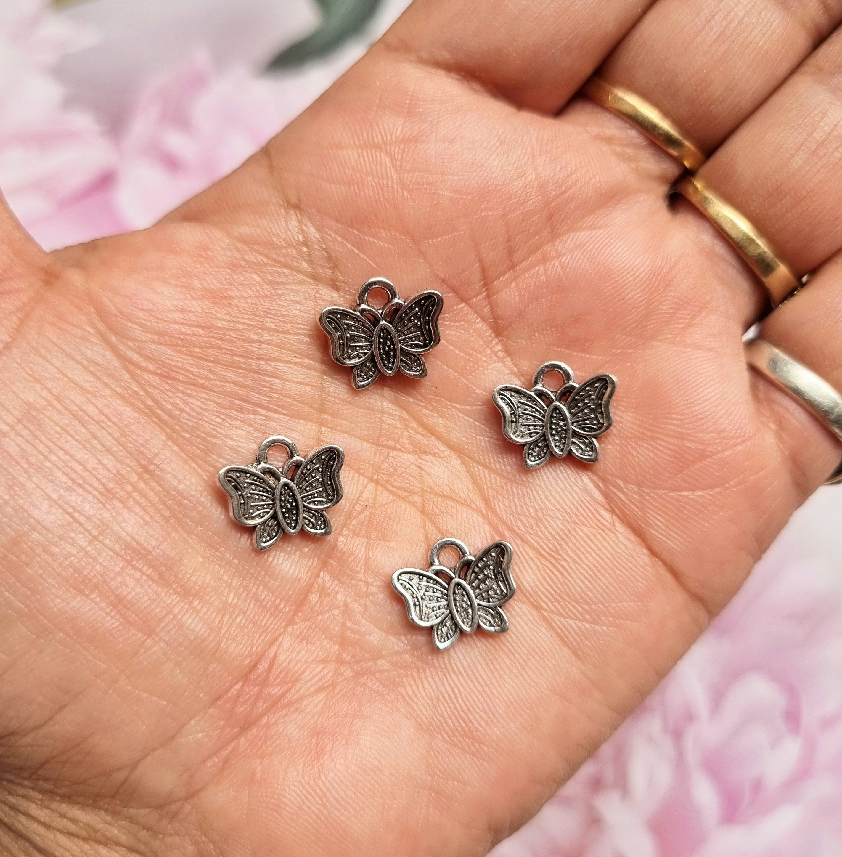 Metal Charms Butterfly 10 - Main Image