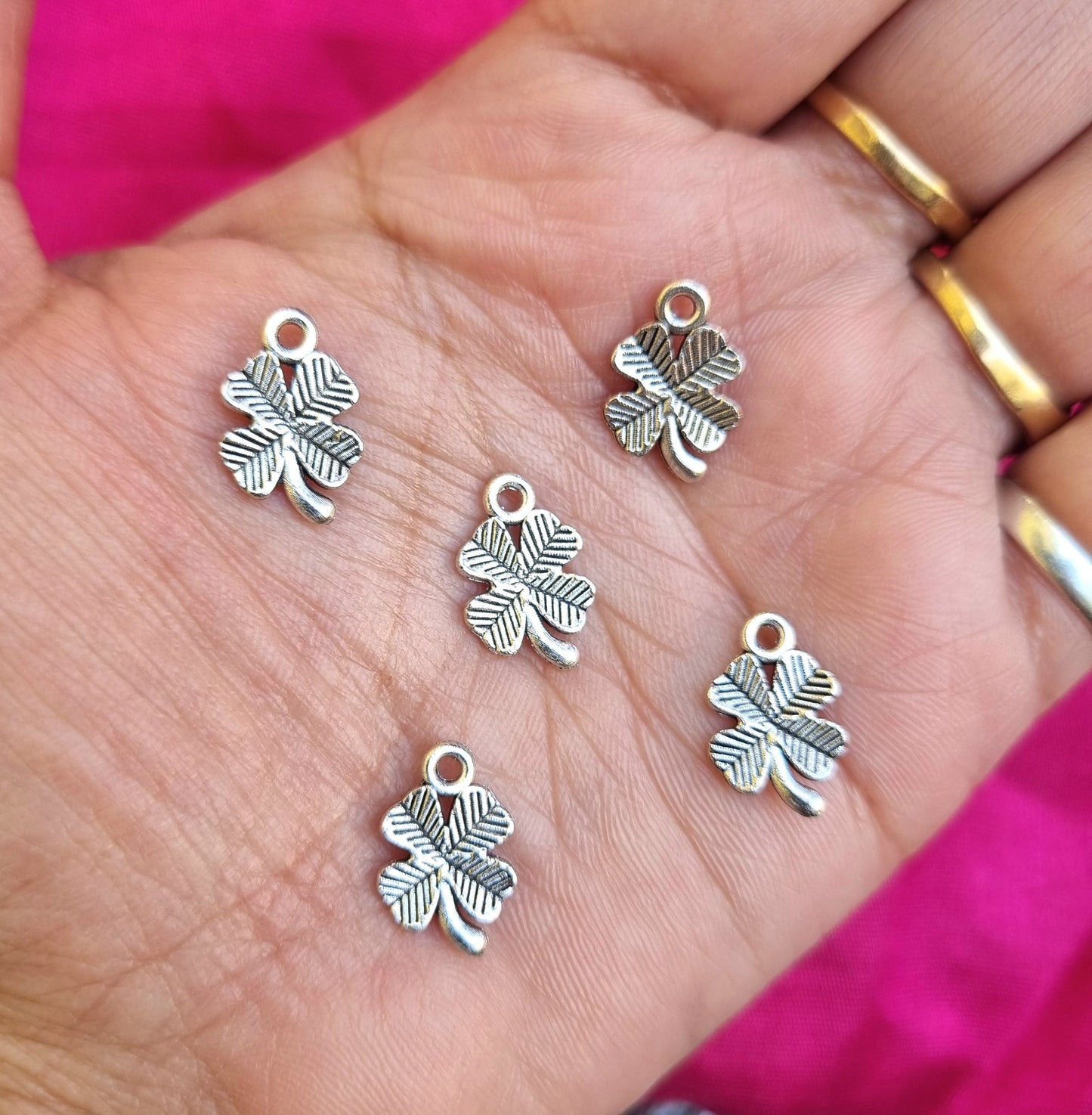 Metal Charms - Clover 2