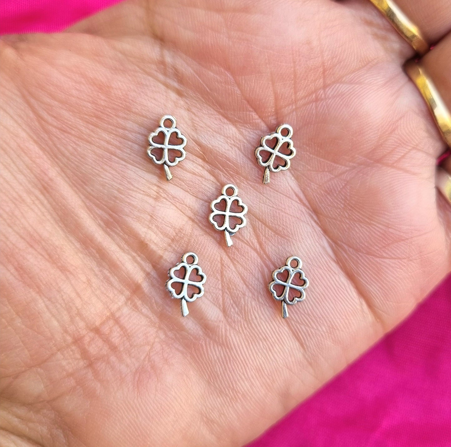 Metal Charms - Clover