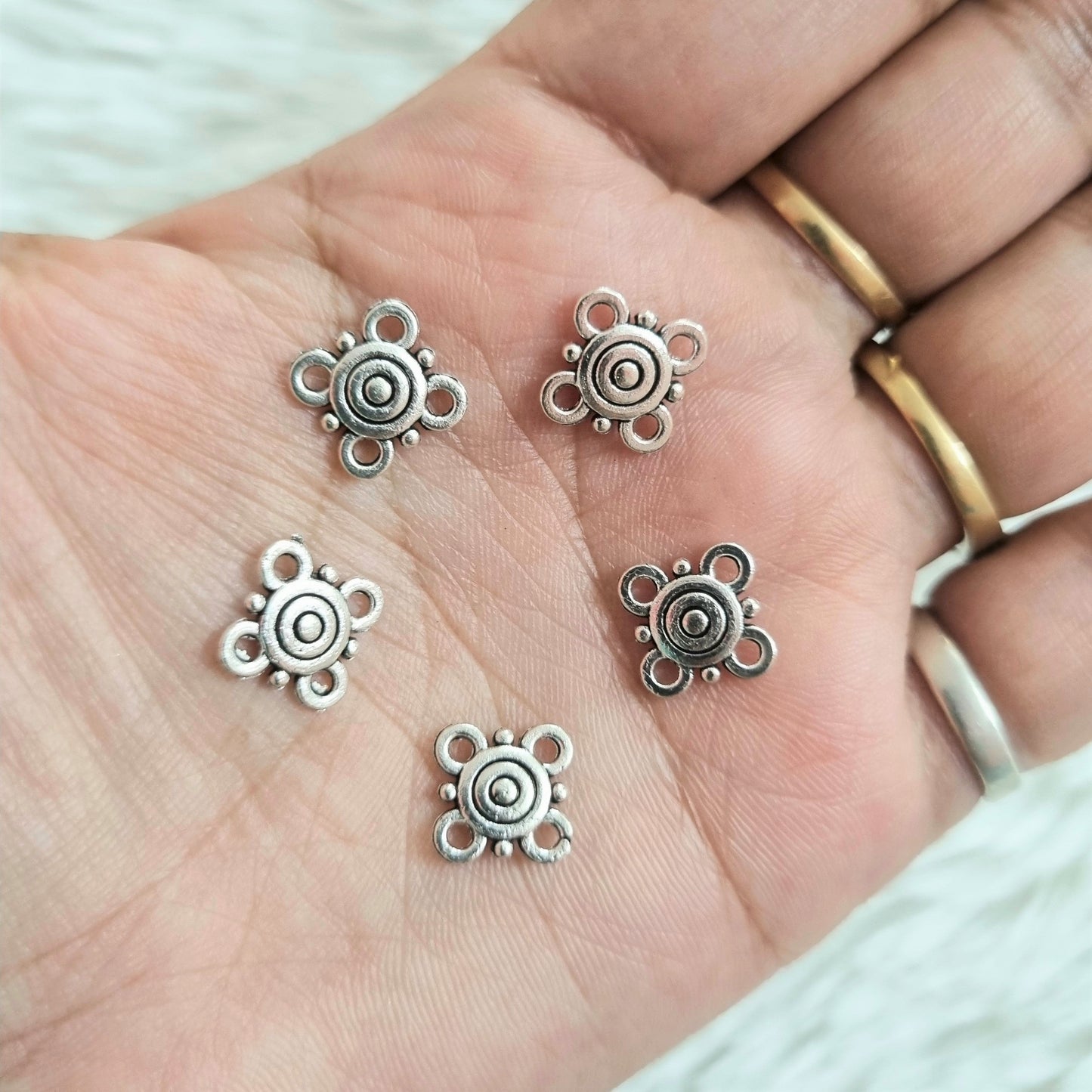 Metal Charms - Flower 2