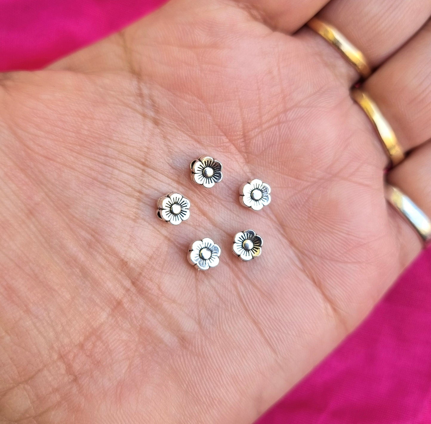 Metal Charms - Flower 8