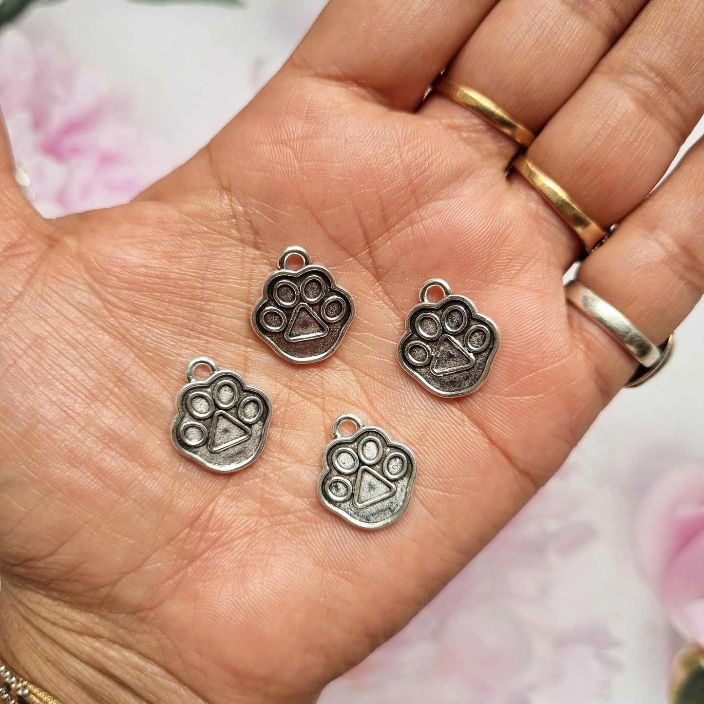 Metal Charms - Paw