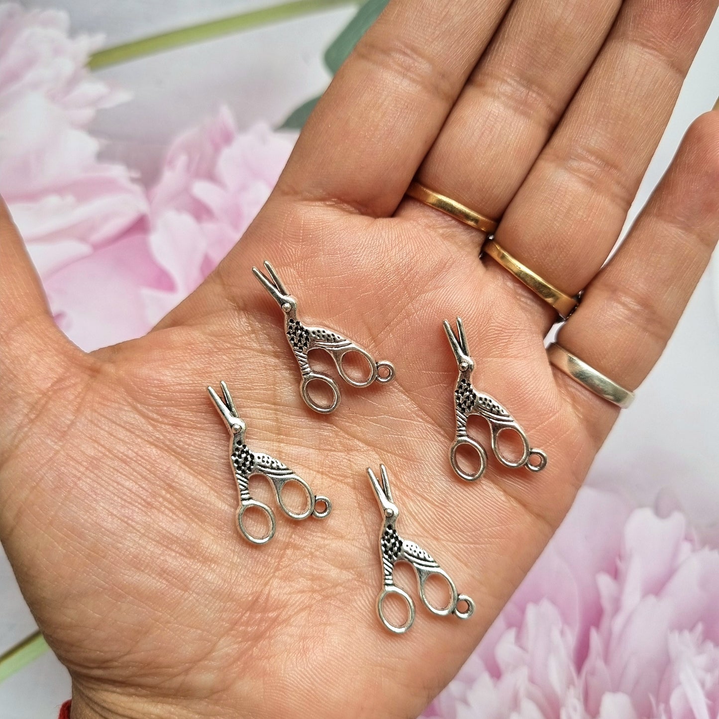 Metal Charms - Scissors