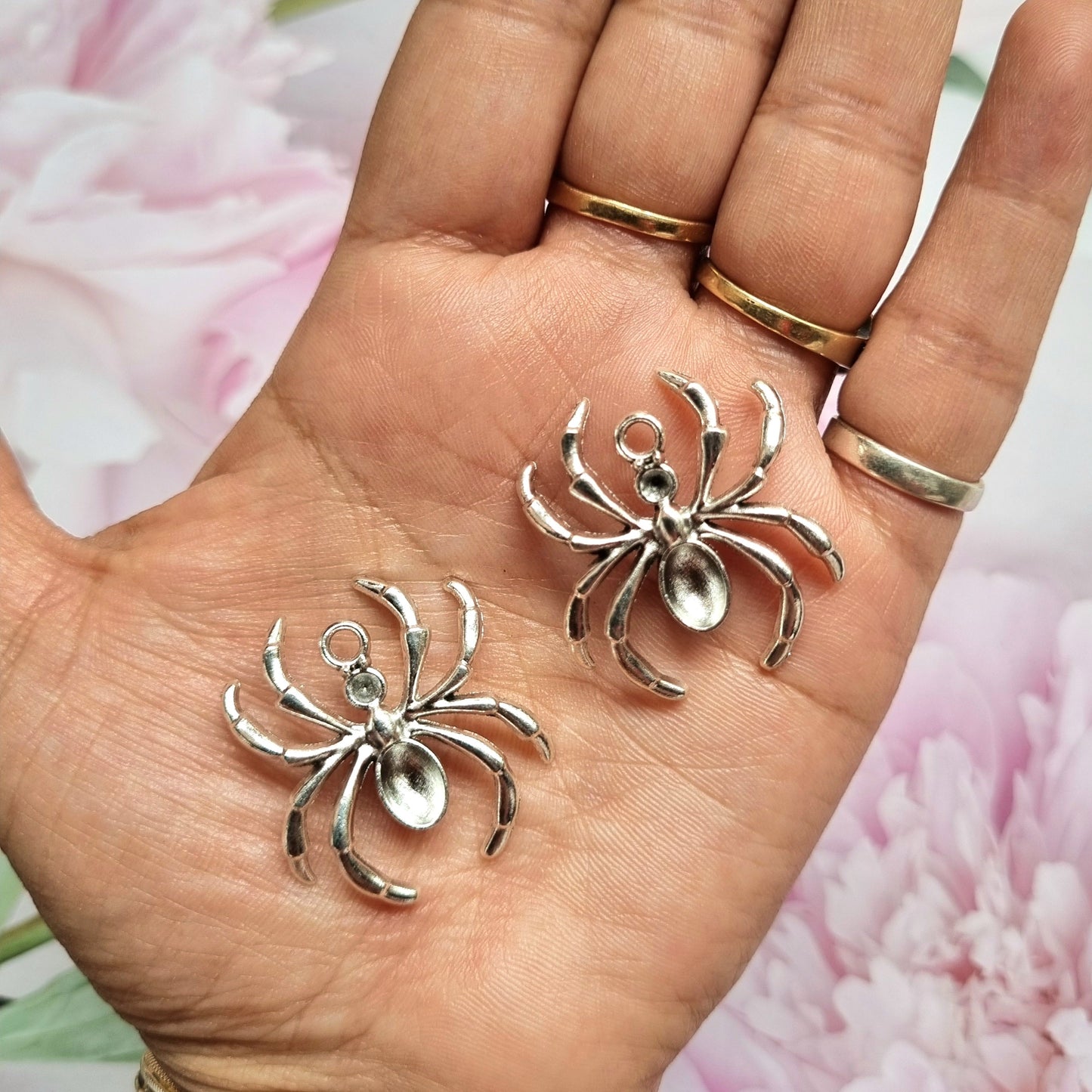 Metal Charms - Spider