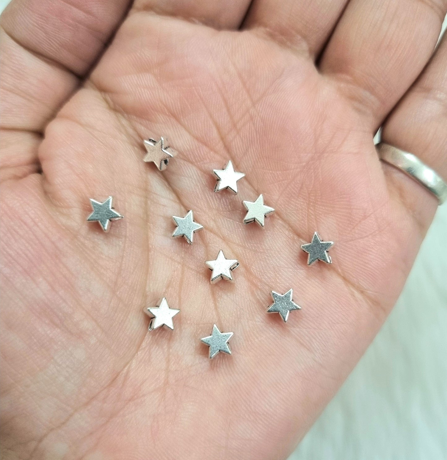 Metal Charms - Star Bead
