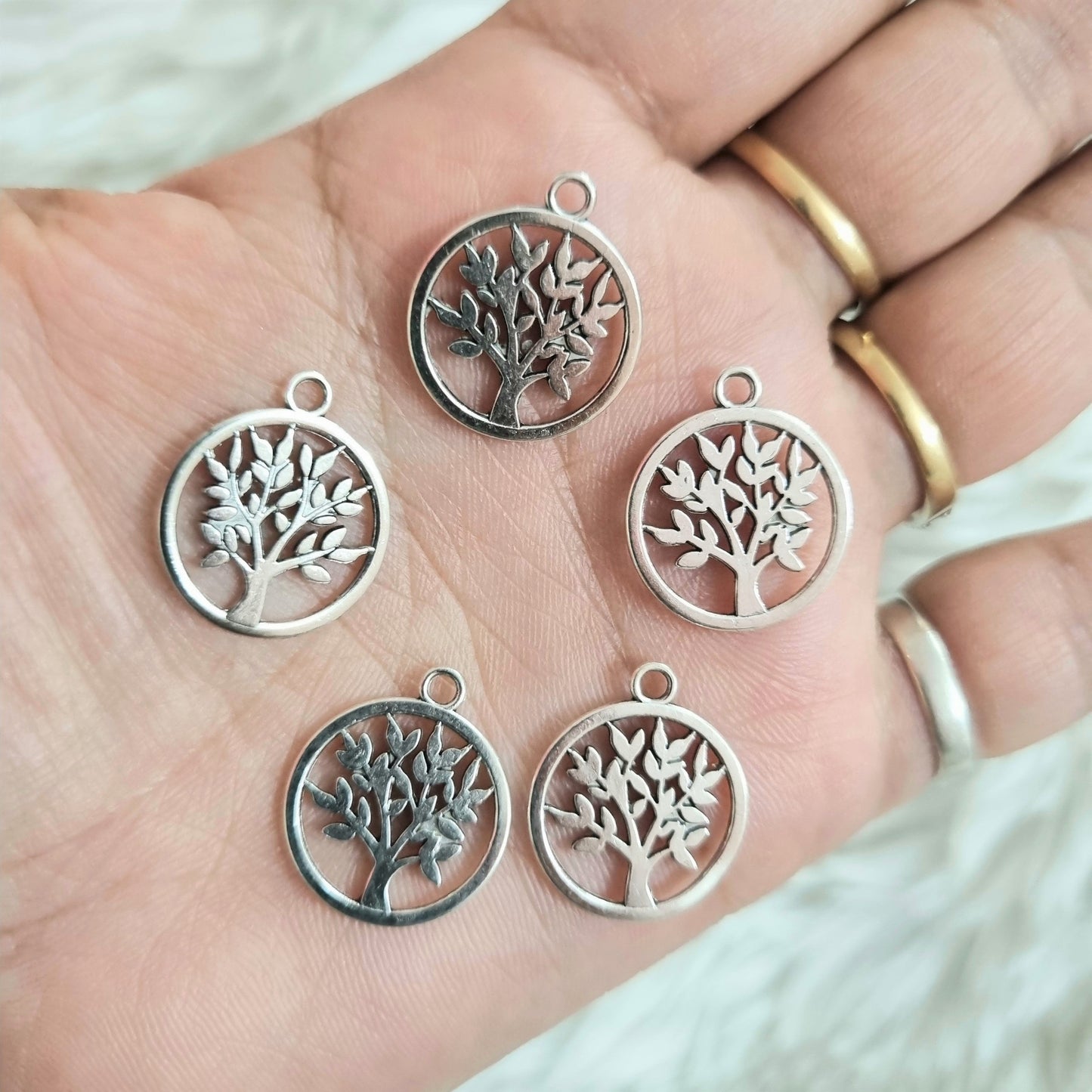 Metal Charms - Tree 2