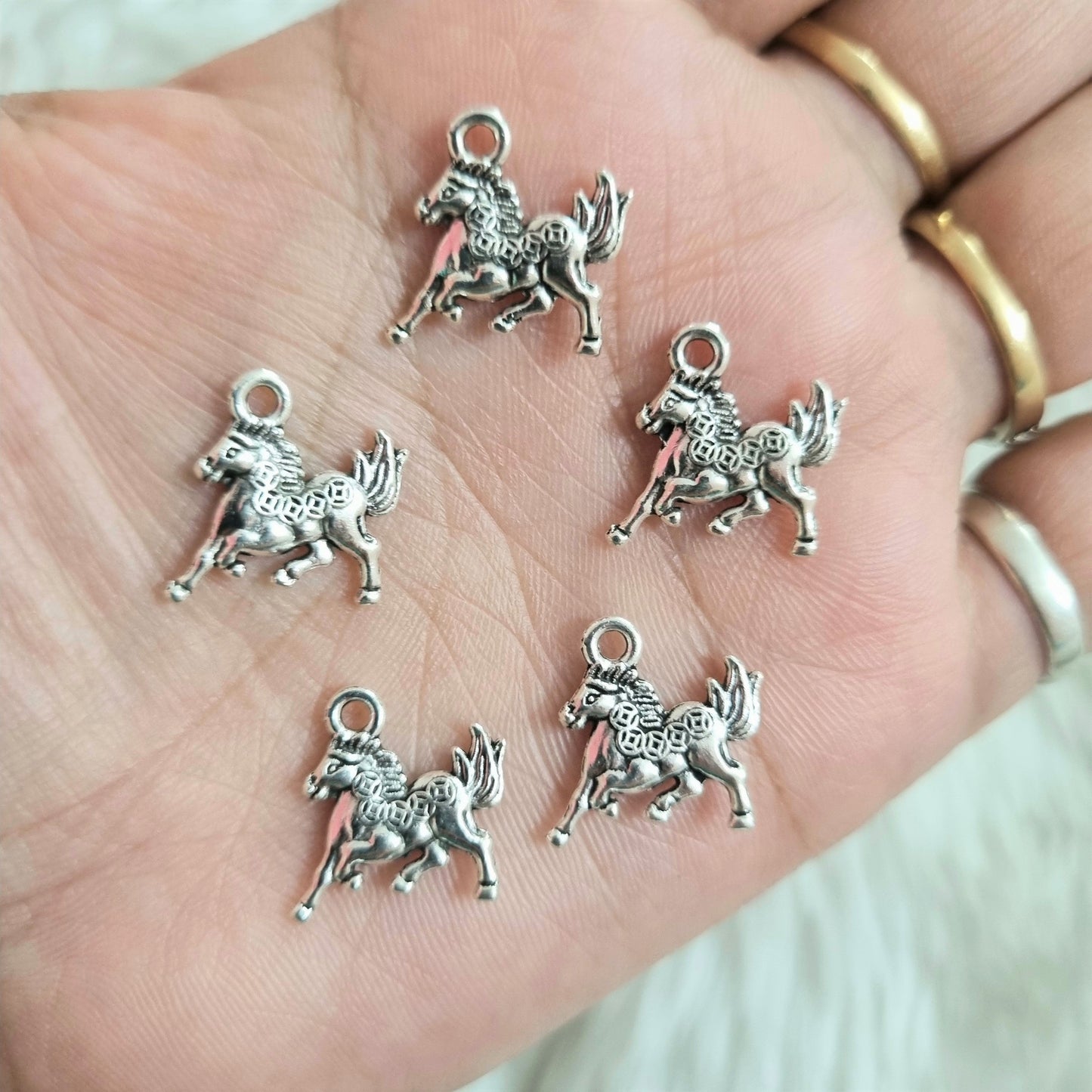 Metal Charms - Unicorn
