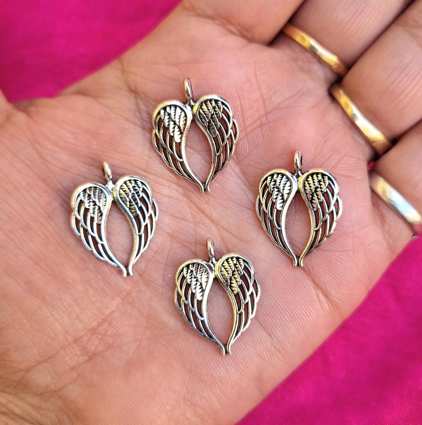 Metal Charms - Wings 3