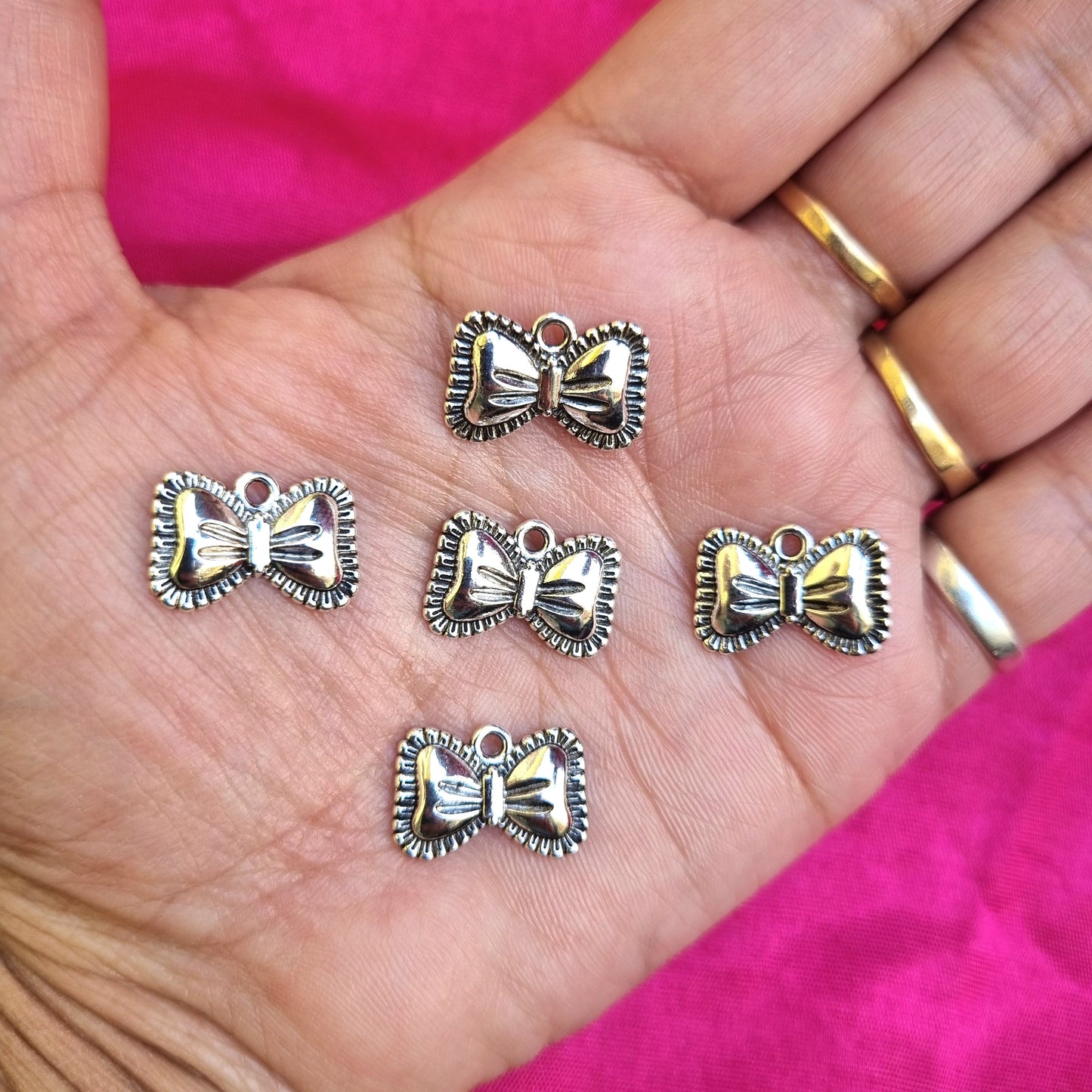Metal Charms - Bow 2