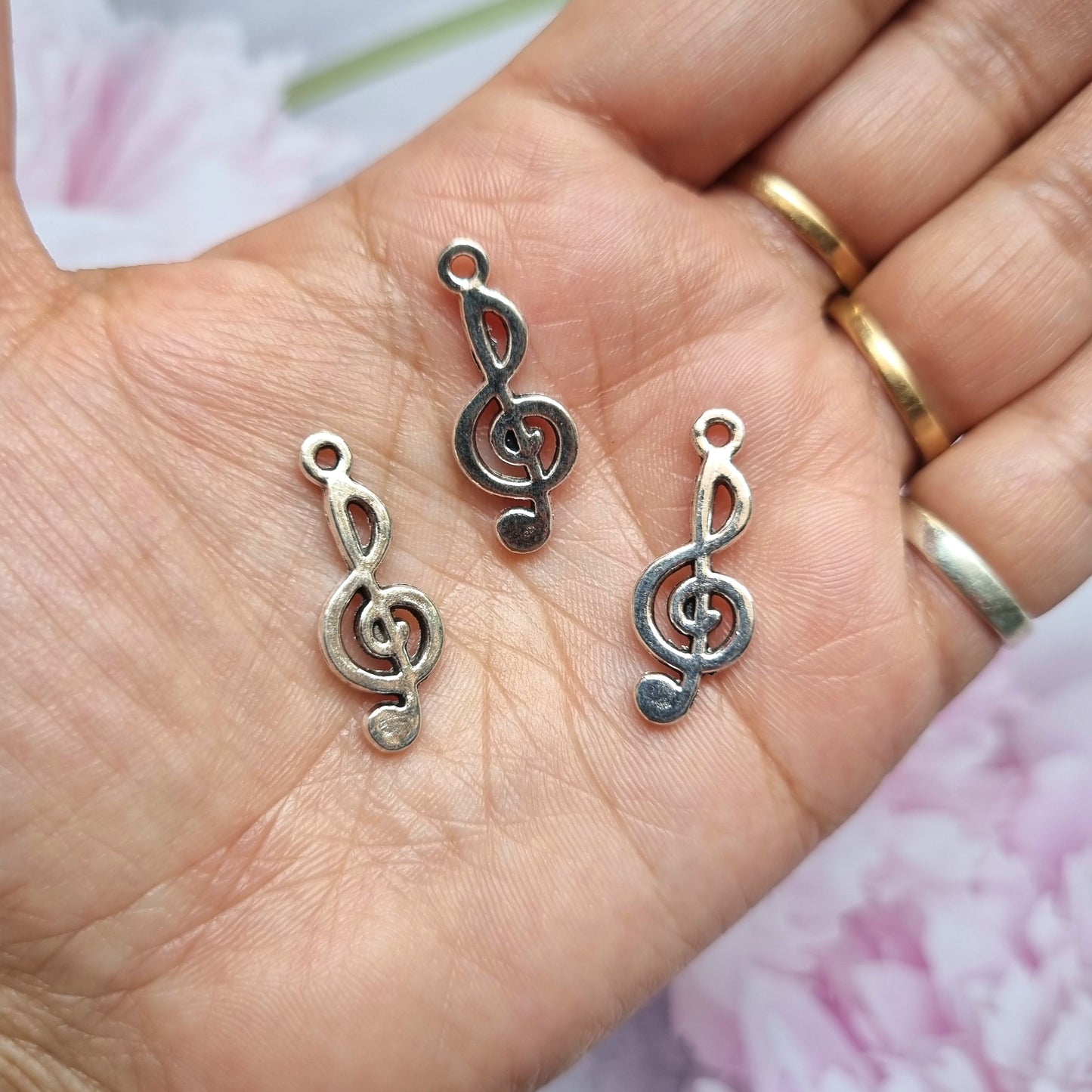 Metal Charms - Music Sign