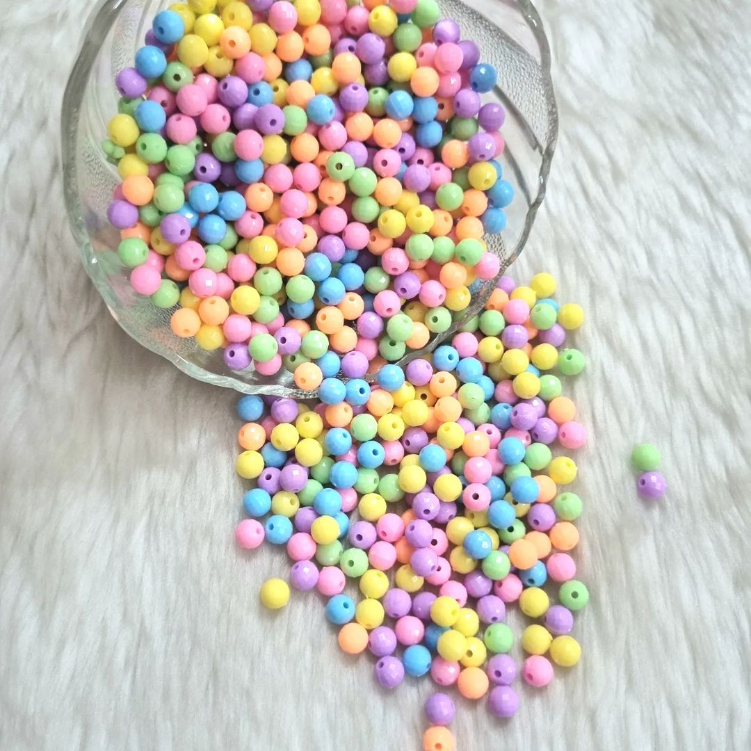 Acrylic Round Beads