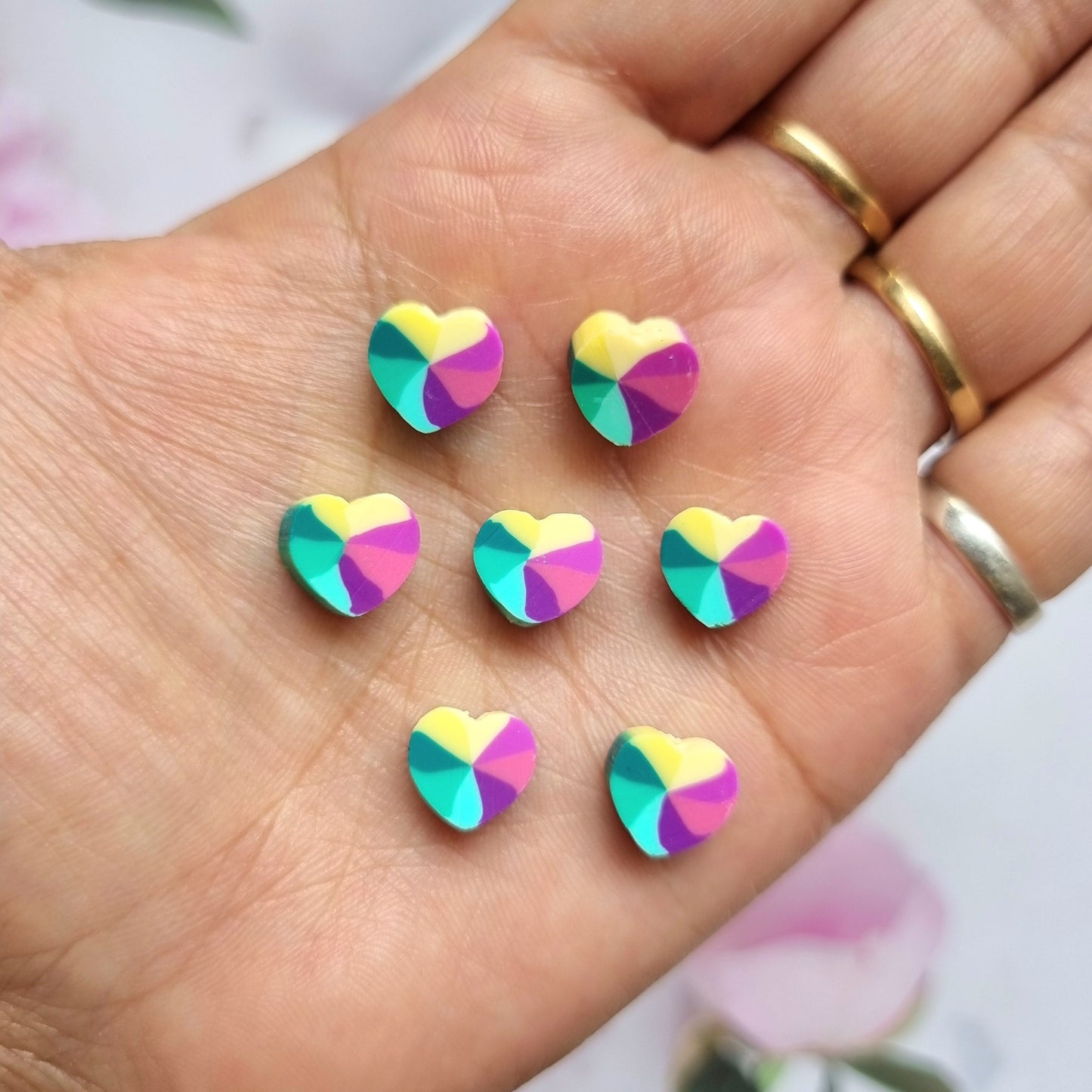 Polymer Beads - Heart 02