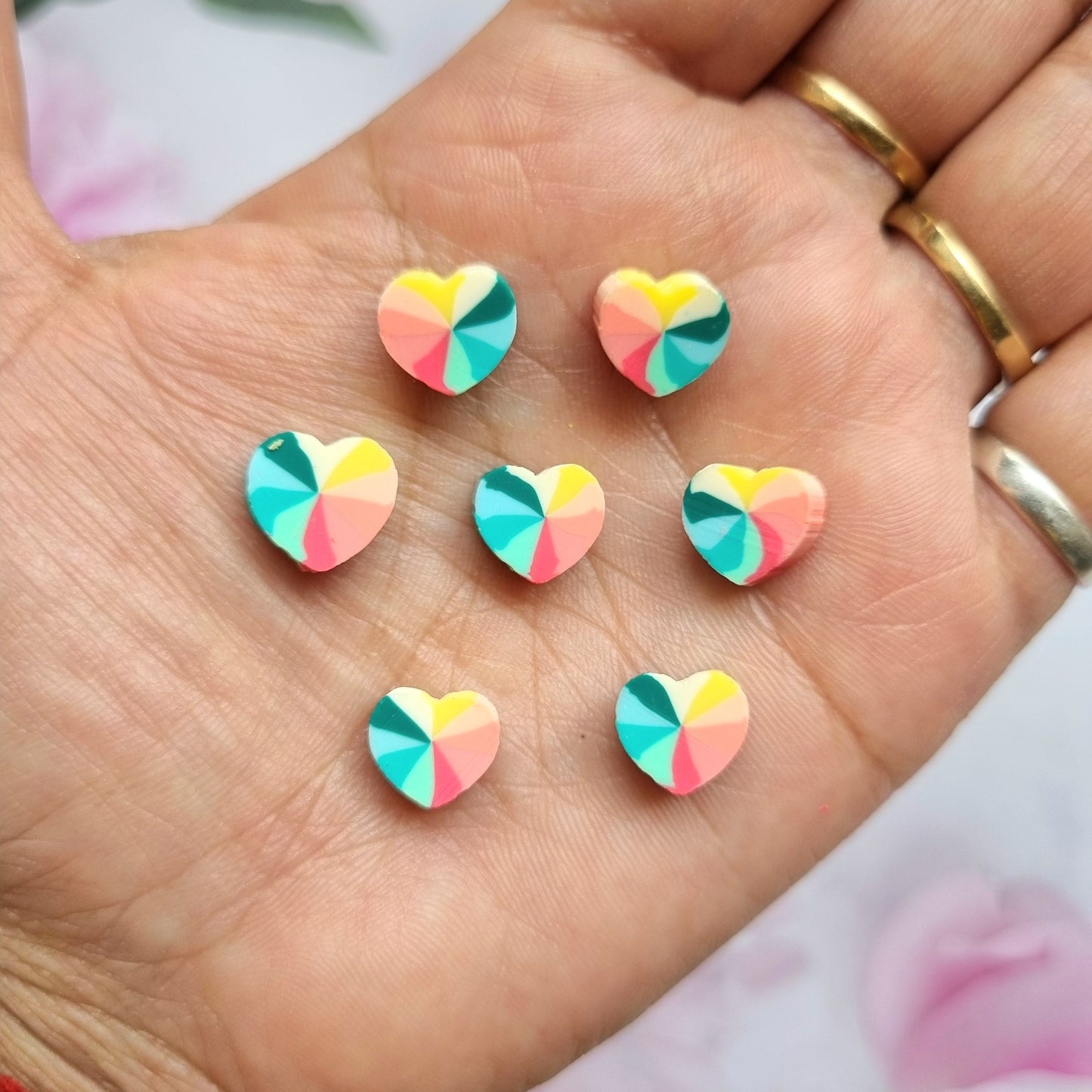 Polymer Beads - Candy Heart
