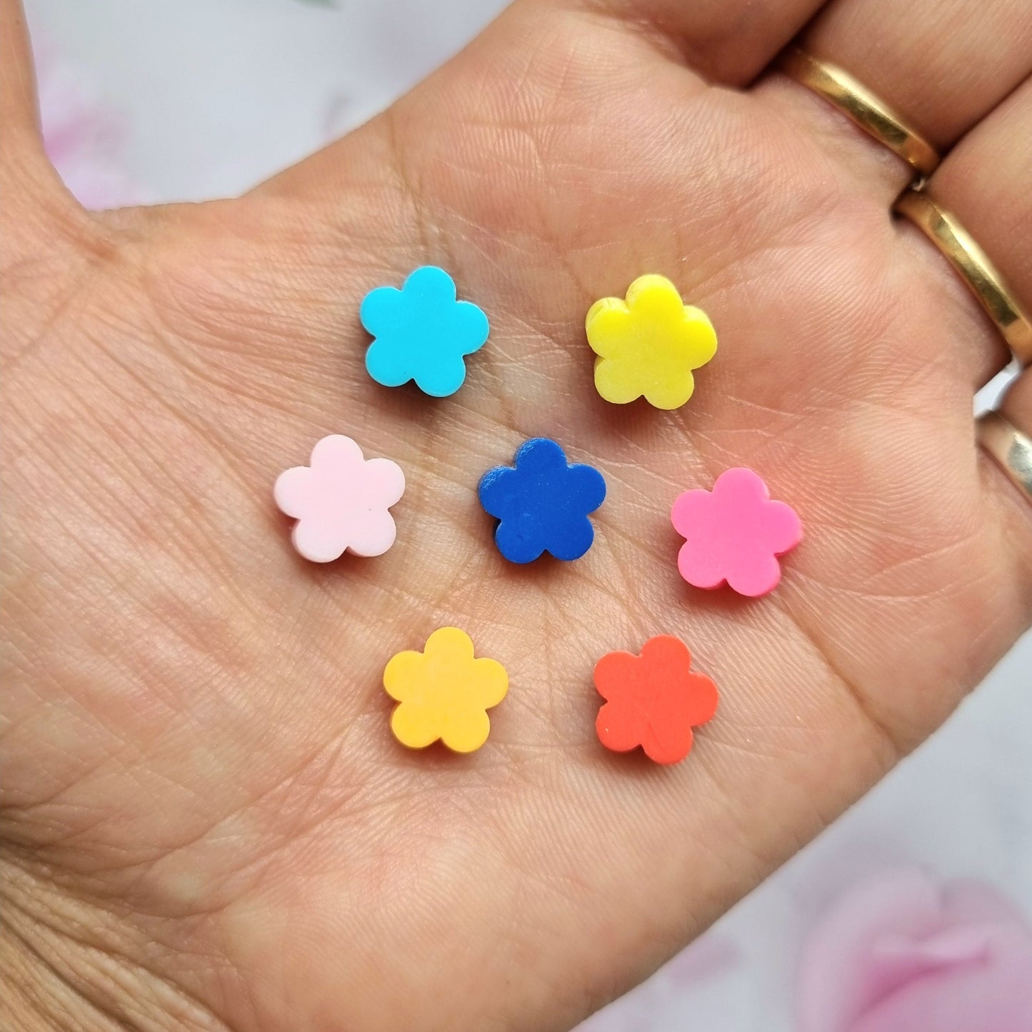 Polymer Beads - Colourful Flower