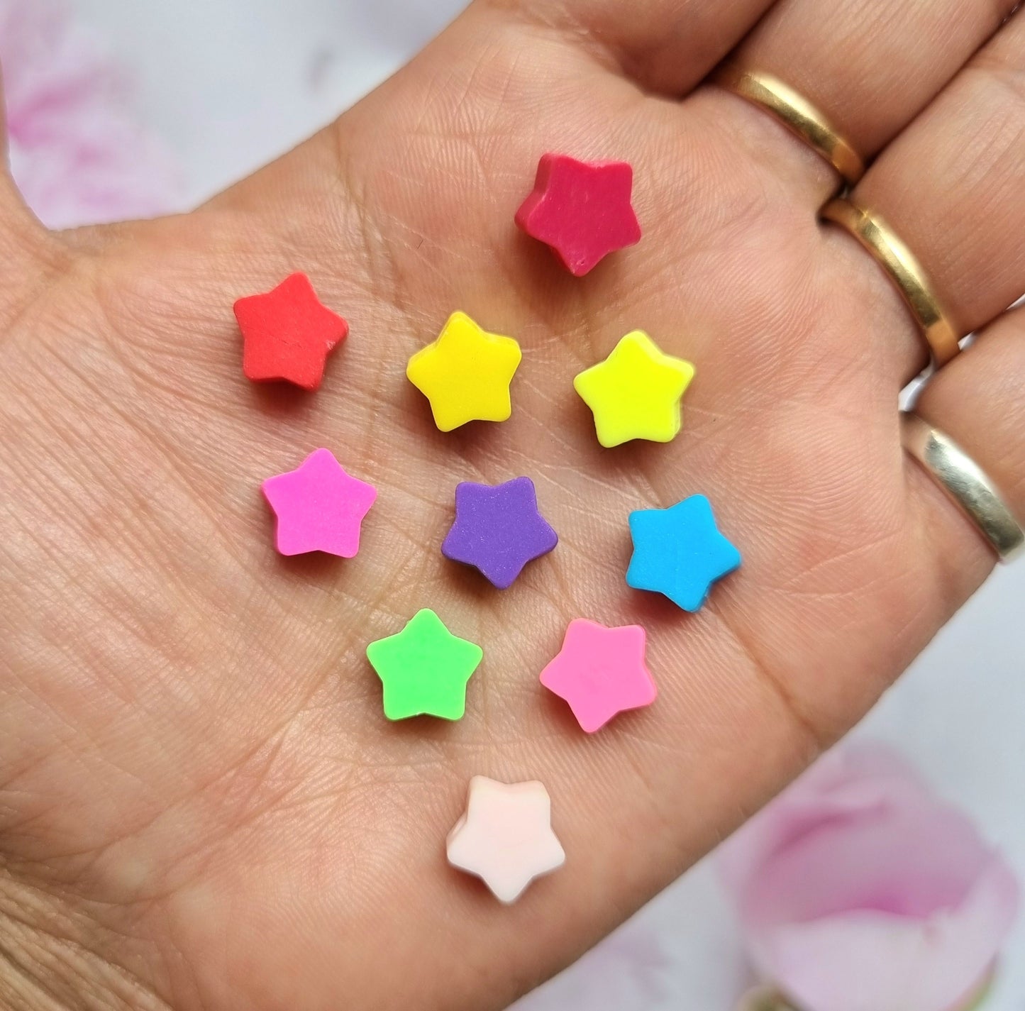 Polymer Beads - Colourful Star