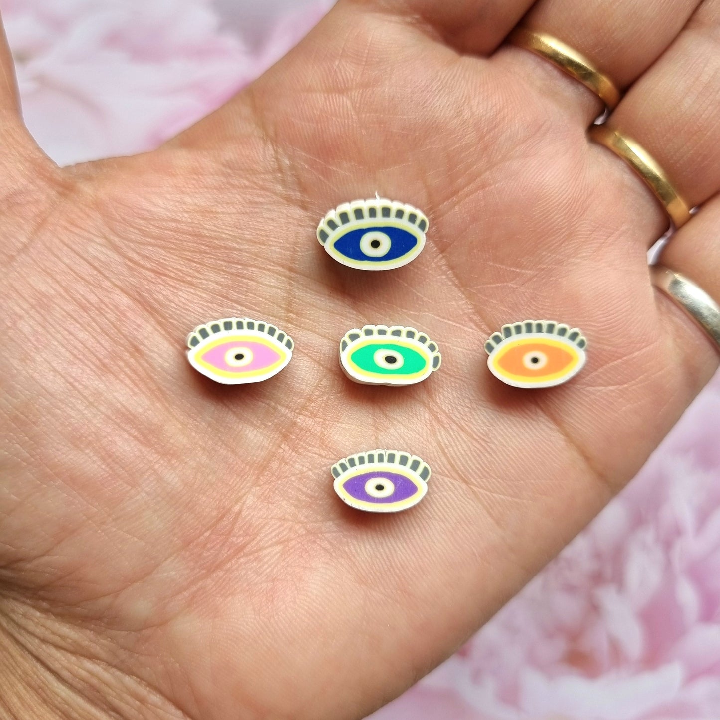 Polymer Beads - Evil Eye