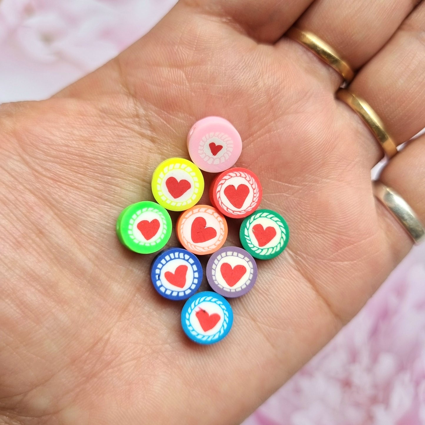 Polymer Beads - Heart