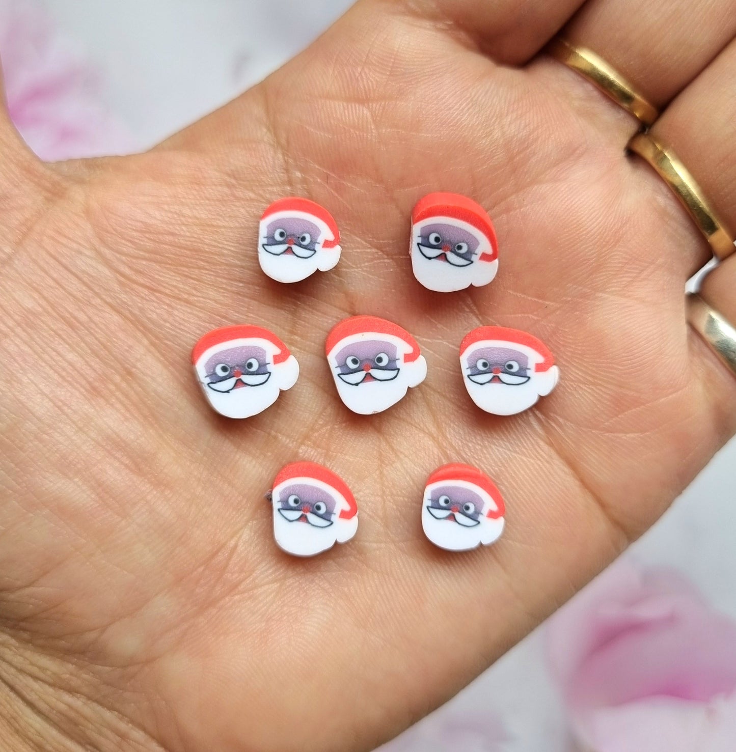 Polymer Beads - Santa