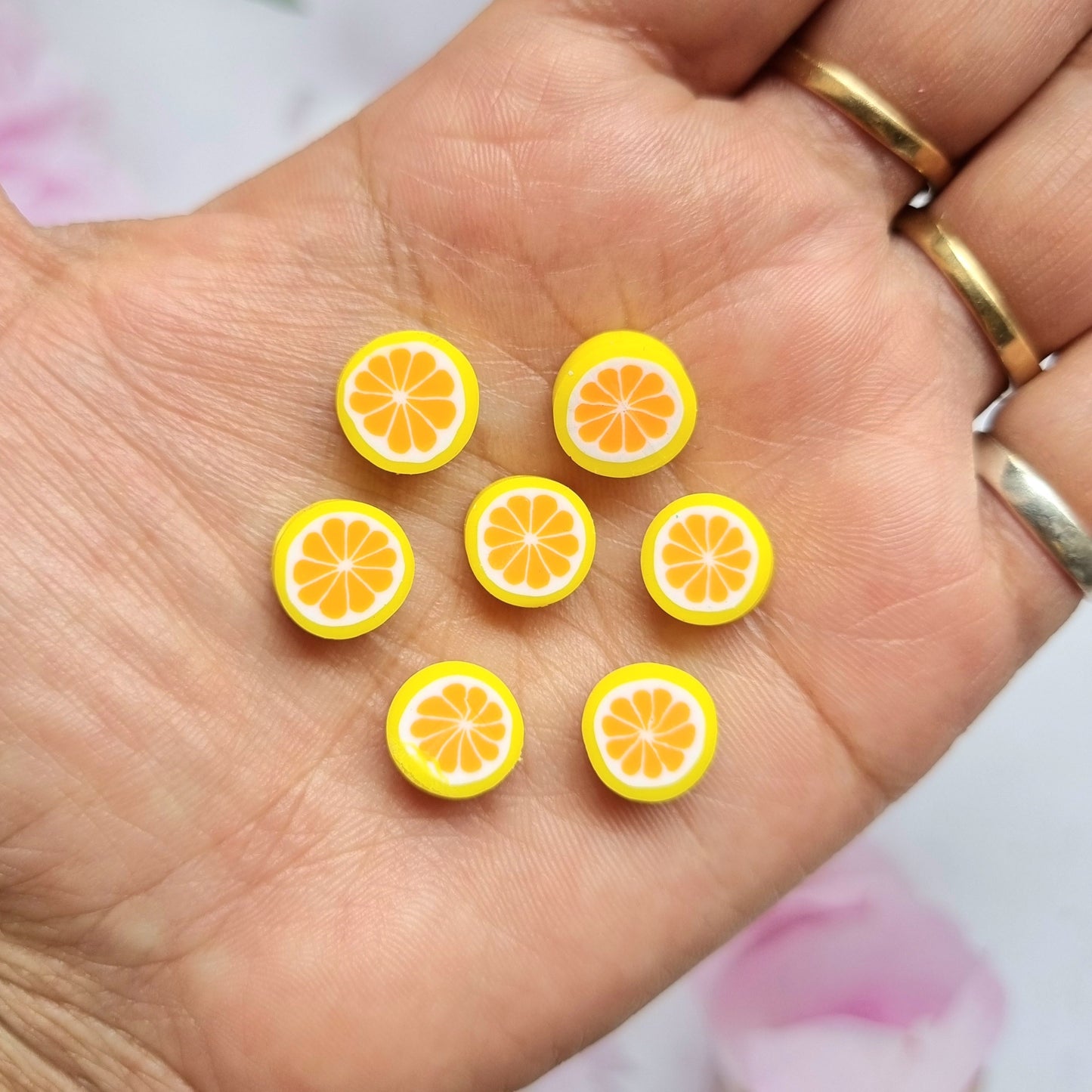 Polymer Beads - Tangerine