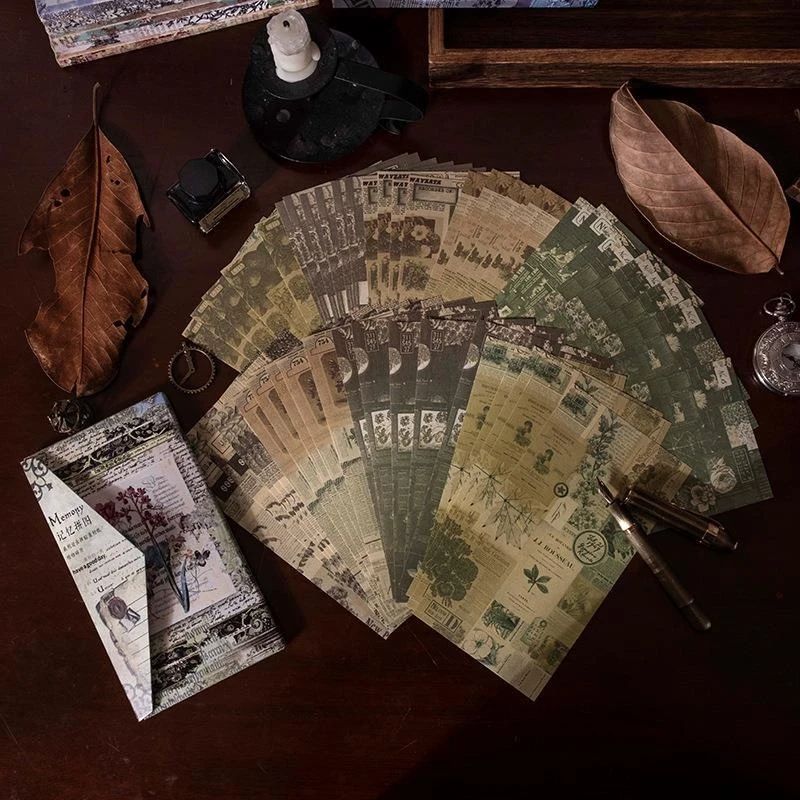 Retro Journal Decoration Material Paper