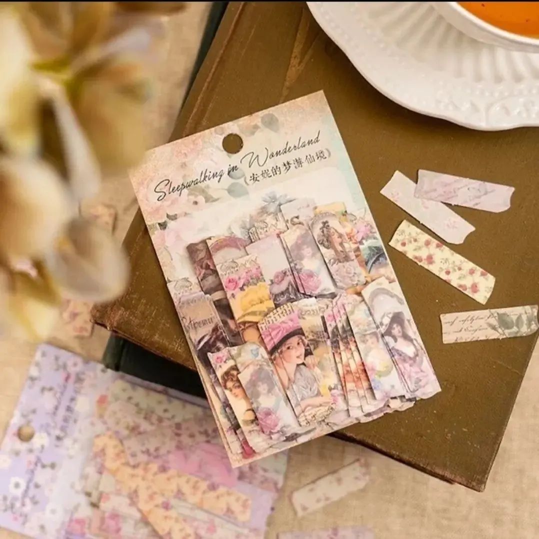 Sleepwalking Wonderland Series Stickers (100 stickers) Size - 15x85mm