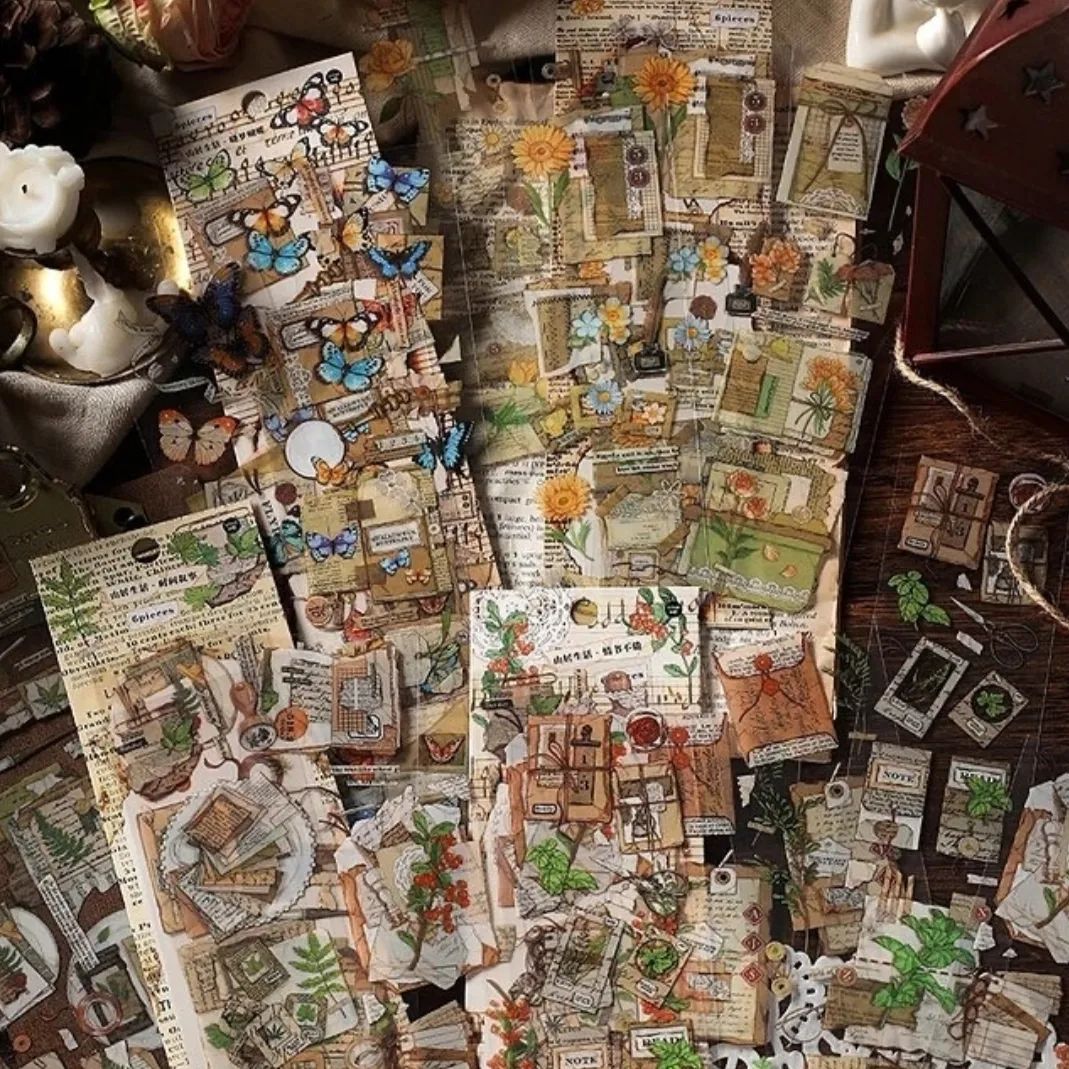 Vintage PET Stickers