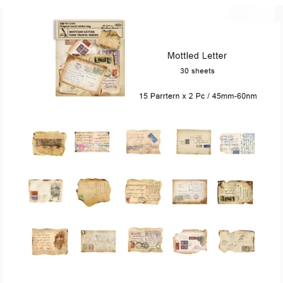 Mottled Letter time travel series