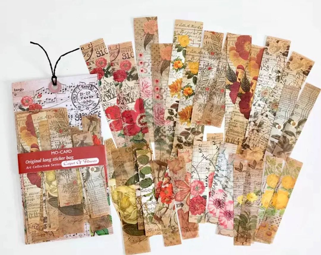 Long Stickers - Carpet of Flowers