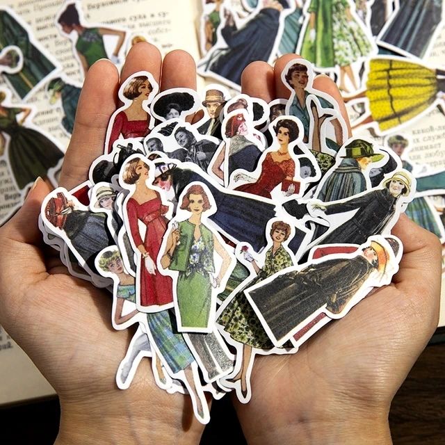 Retro Portrait Stickers