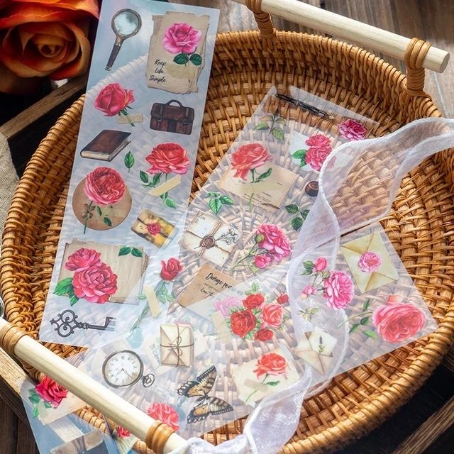 Blooming PET Stickers