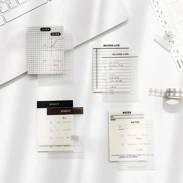 Transparent Memo Pads