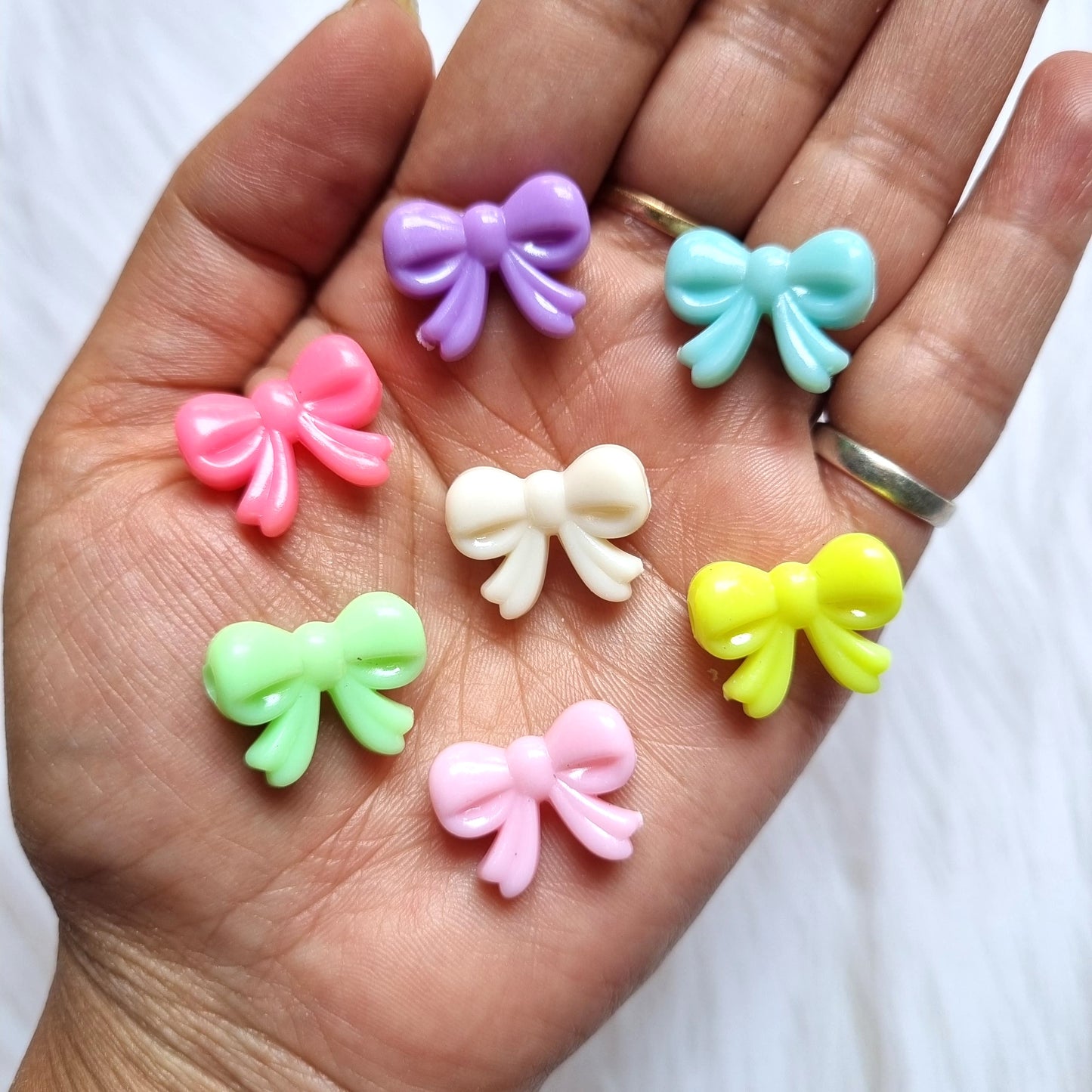 Acrylic Pastel Bow